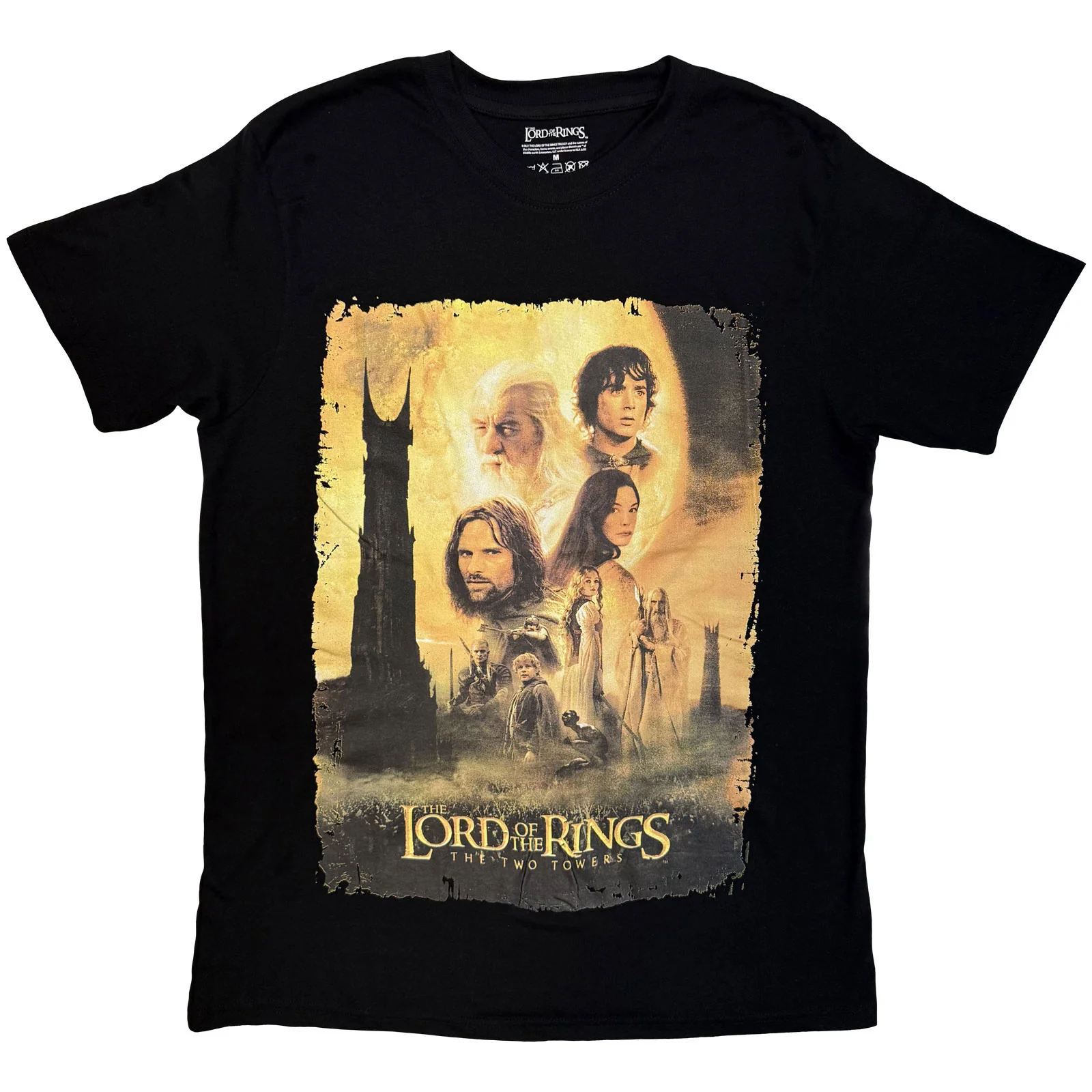 Lord Of The Rings Unisex T-Shirt: The Two Towers Poster Uni