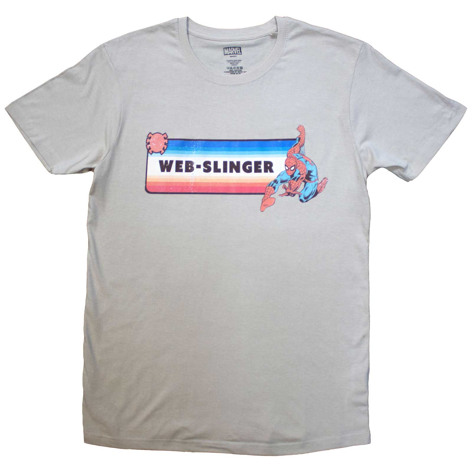 Marvel Comics Unisex T-Shirt: Spider-Man Web-Slinger