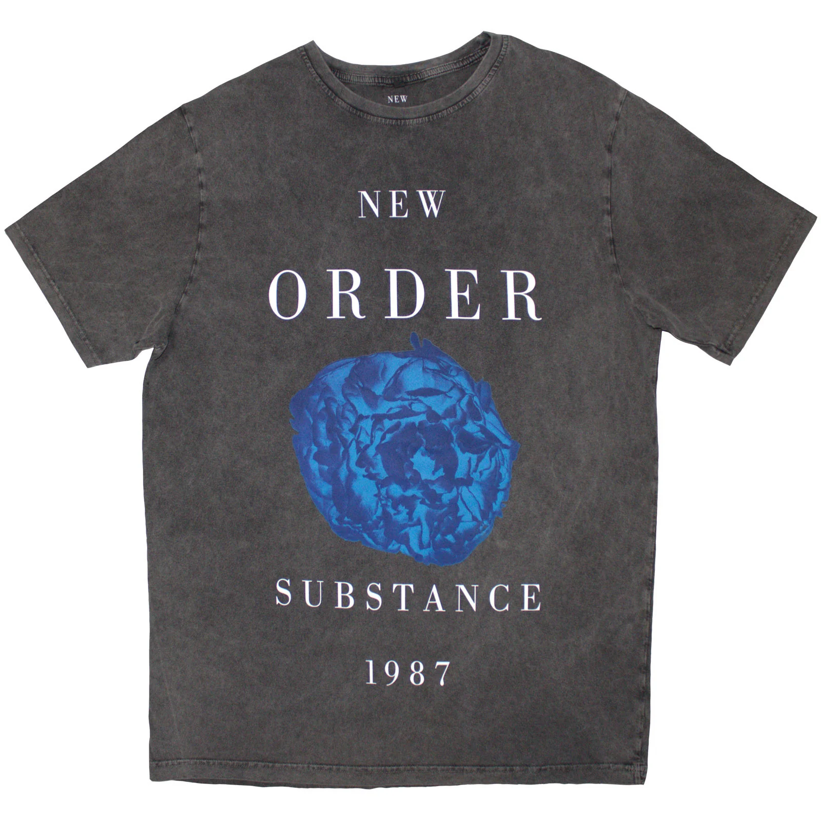 New Order Unisex Stone Wash T-Shirt: Substance 1987