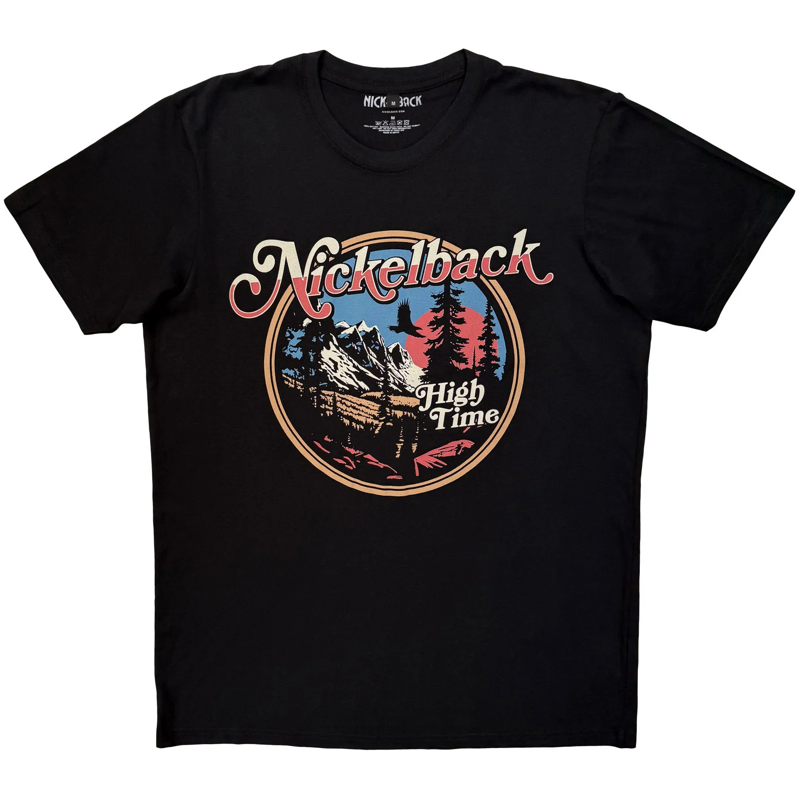 Nickelback Unisex Premium Carbon T-Shirt: High Time
