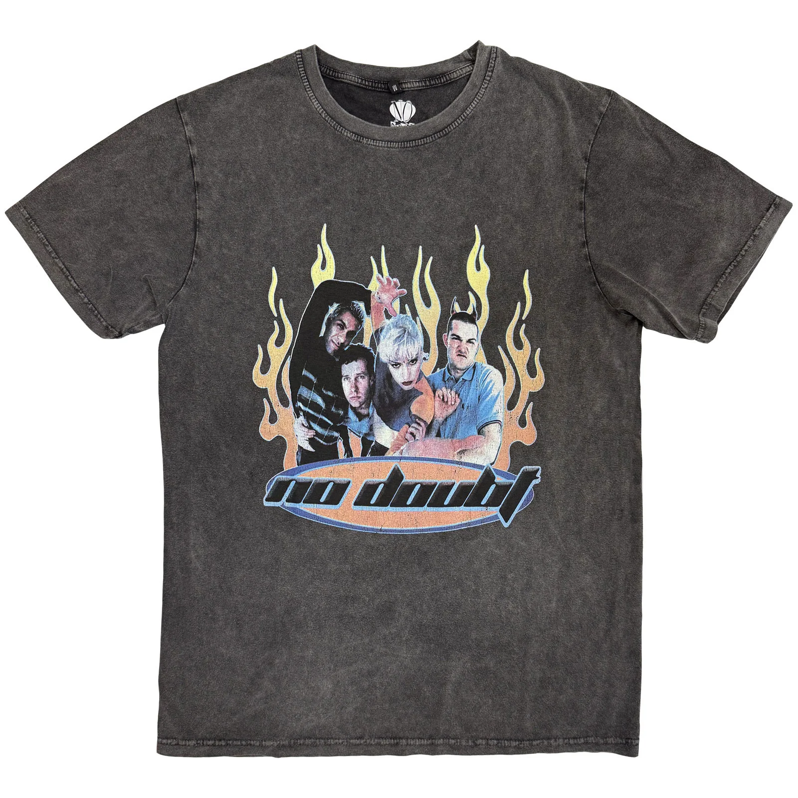 No Doubt Unisex Stone Wash T-Shirt: Retro