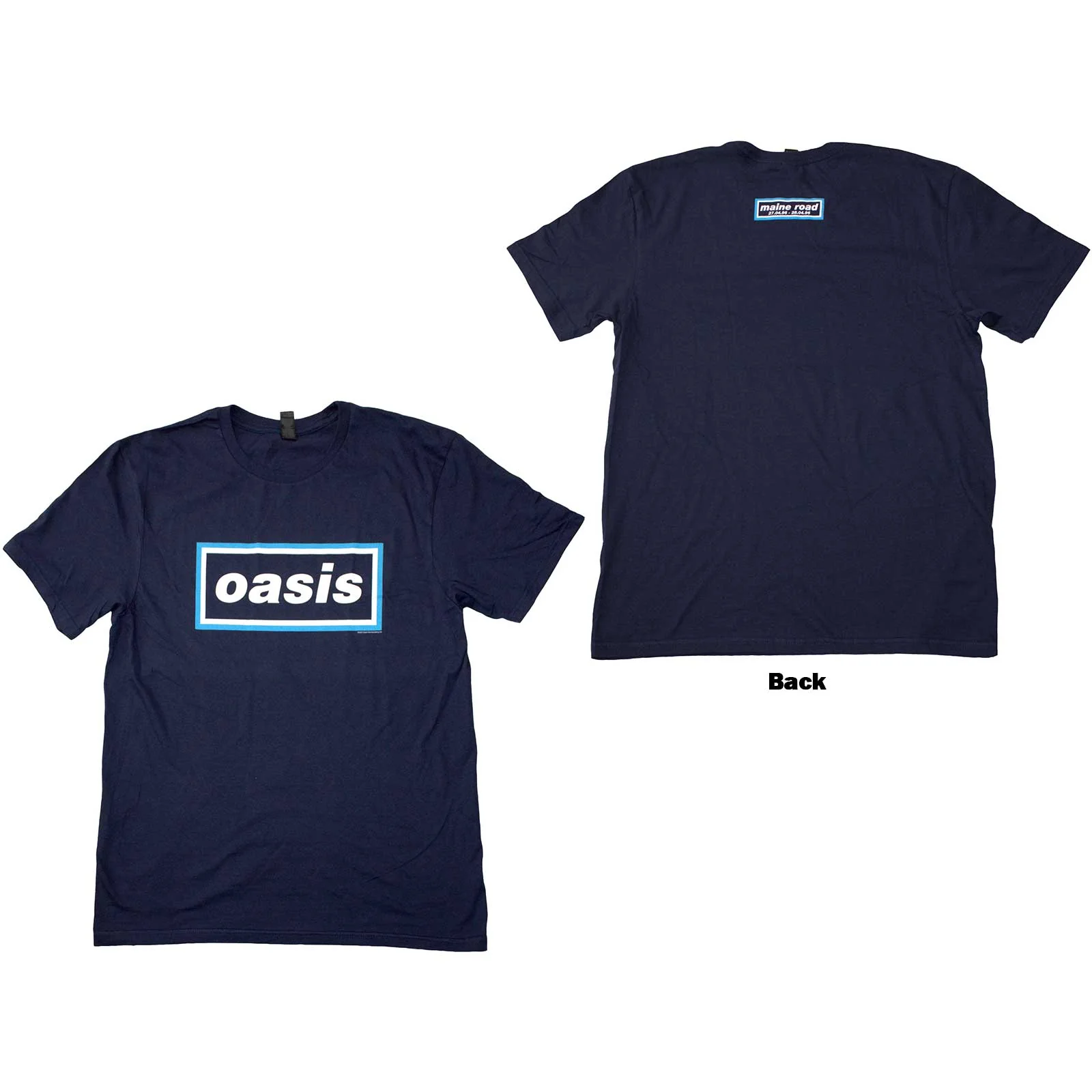Oasis Unisex T-Shirt: Maine Road Event Logo