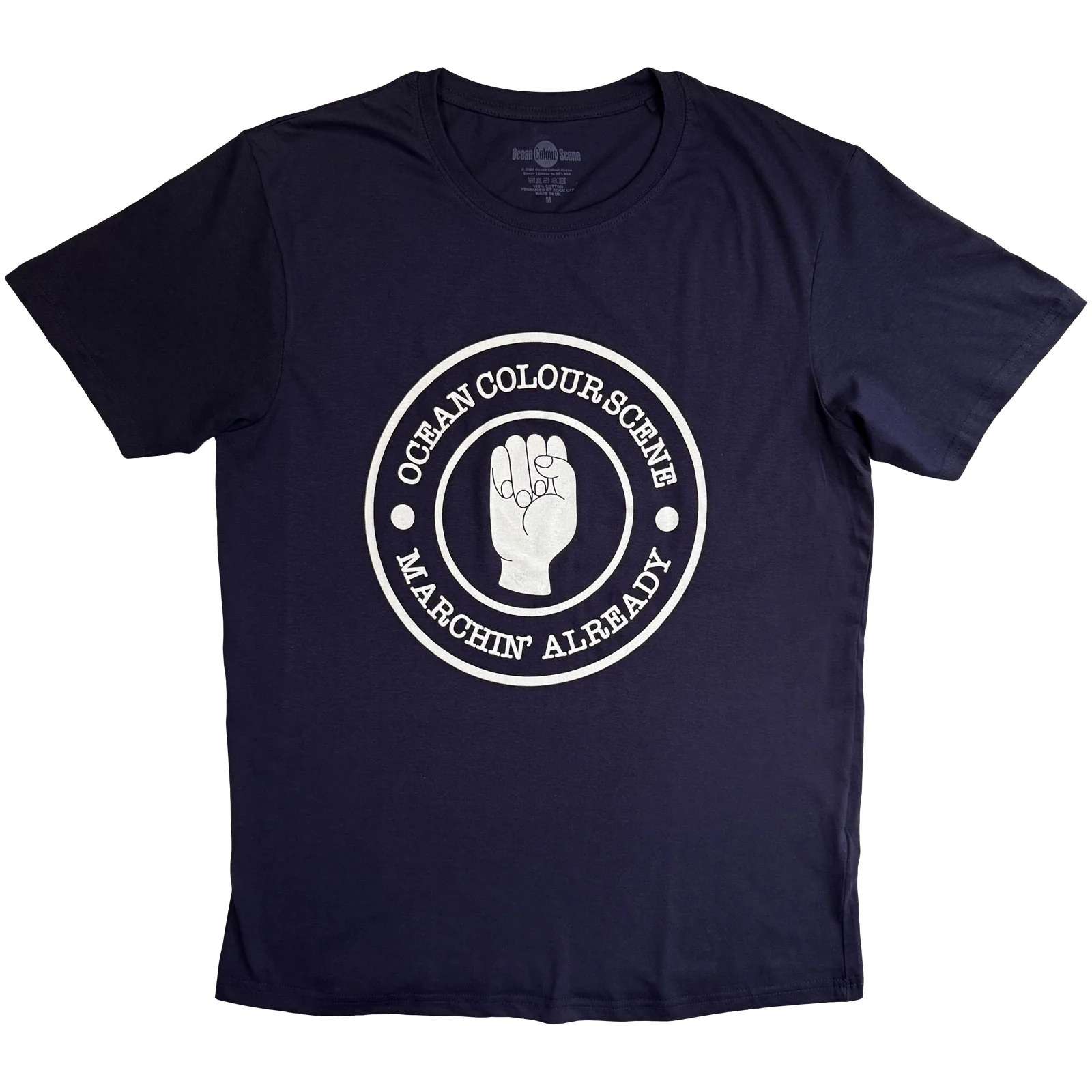 Ocean Colour Scene Unisex T-Shirt: Marchin' Fist