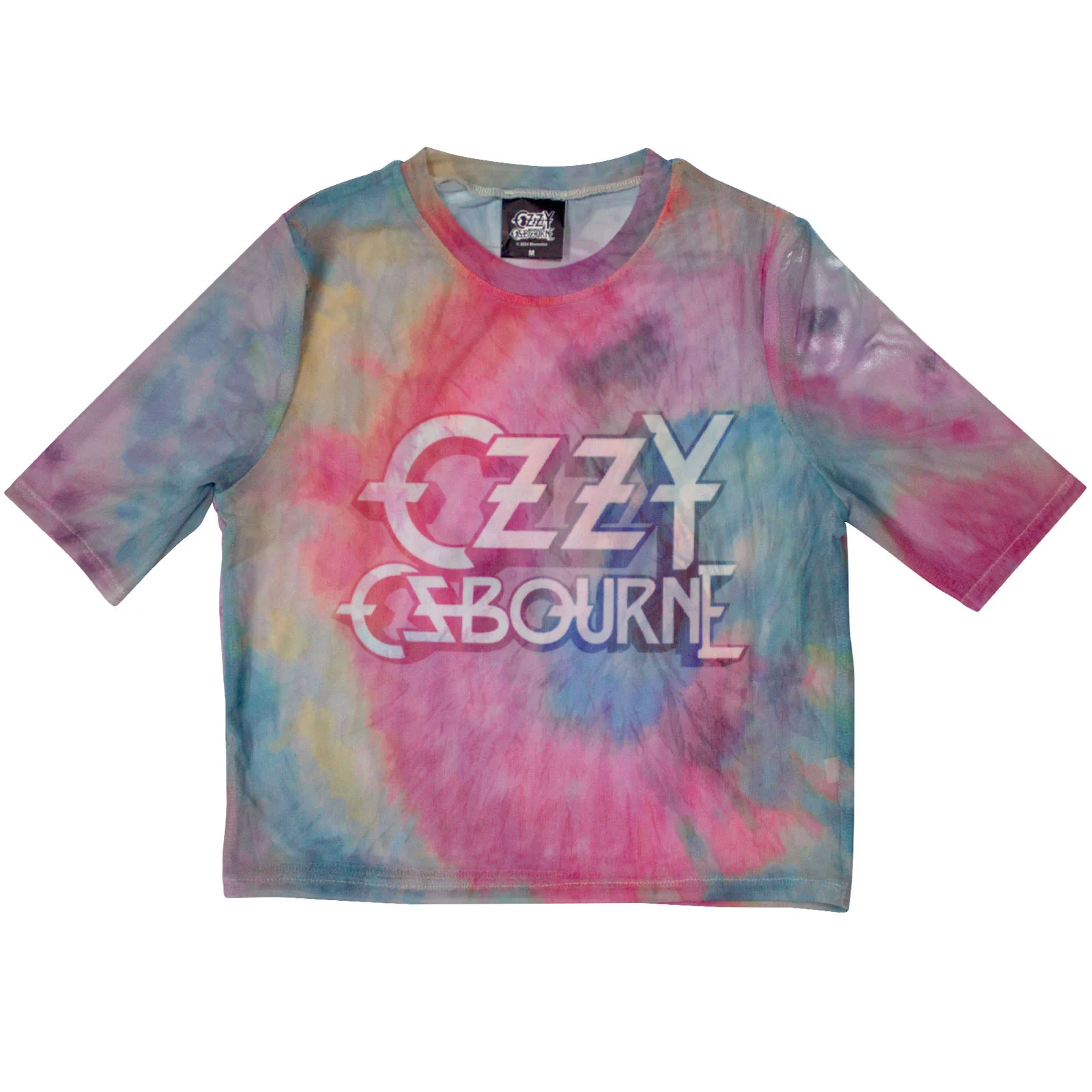 Ozzy Osbourne Ladies Crop Top: Logo - Image 2
