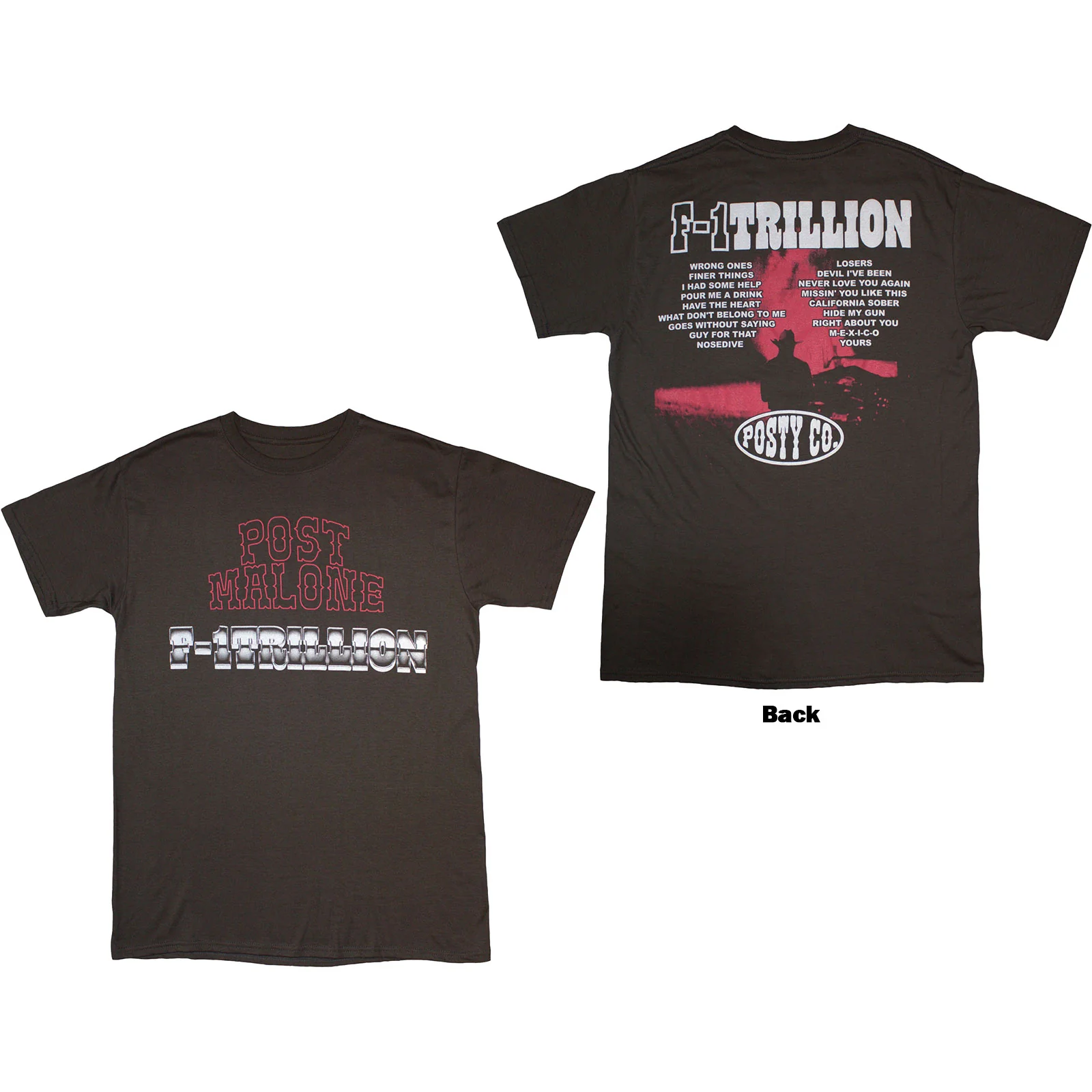 Post Malone Unisex T-Shirt: F-1 Trillion