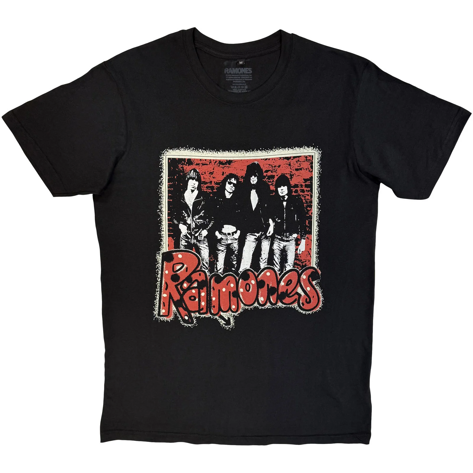 Ramones Unisex Premium Carbon T-Shirt: Graffiti