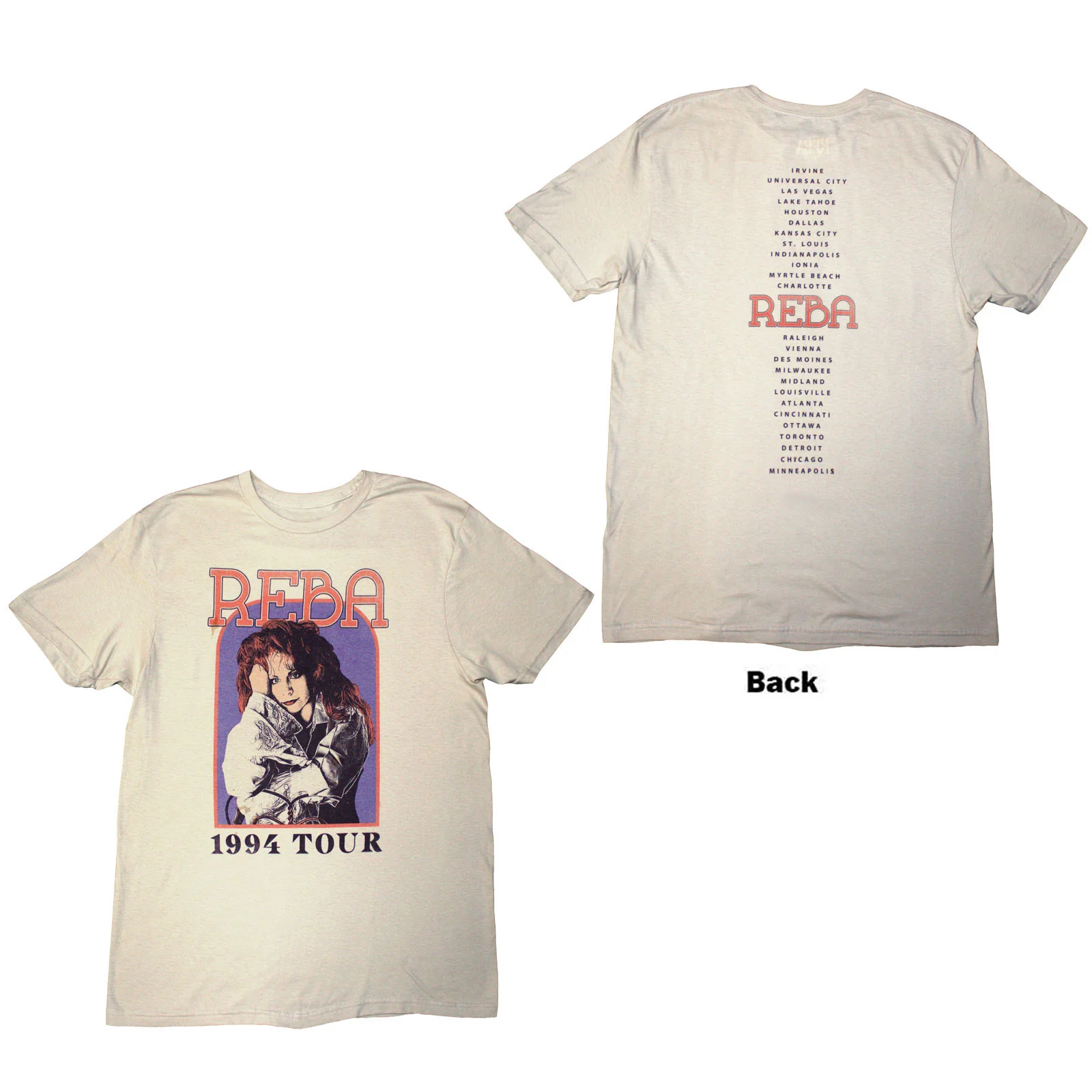 Reba McEntire Unisex T-Shirt: 1994 Tour