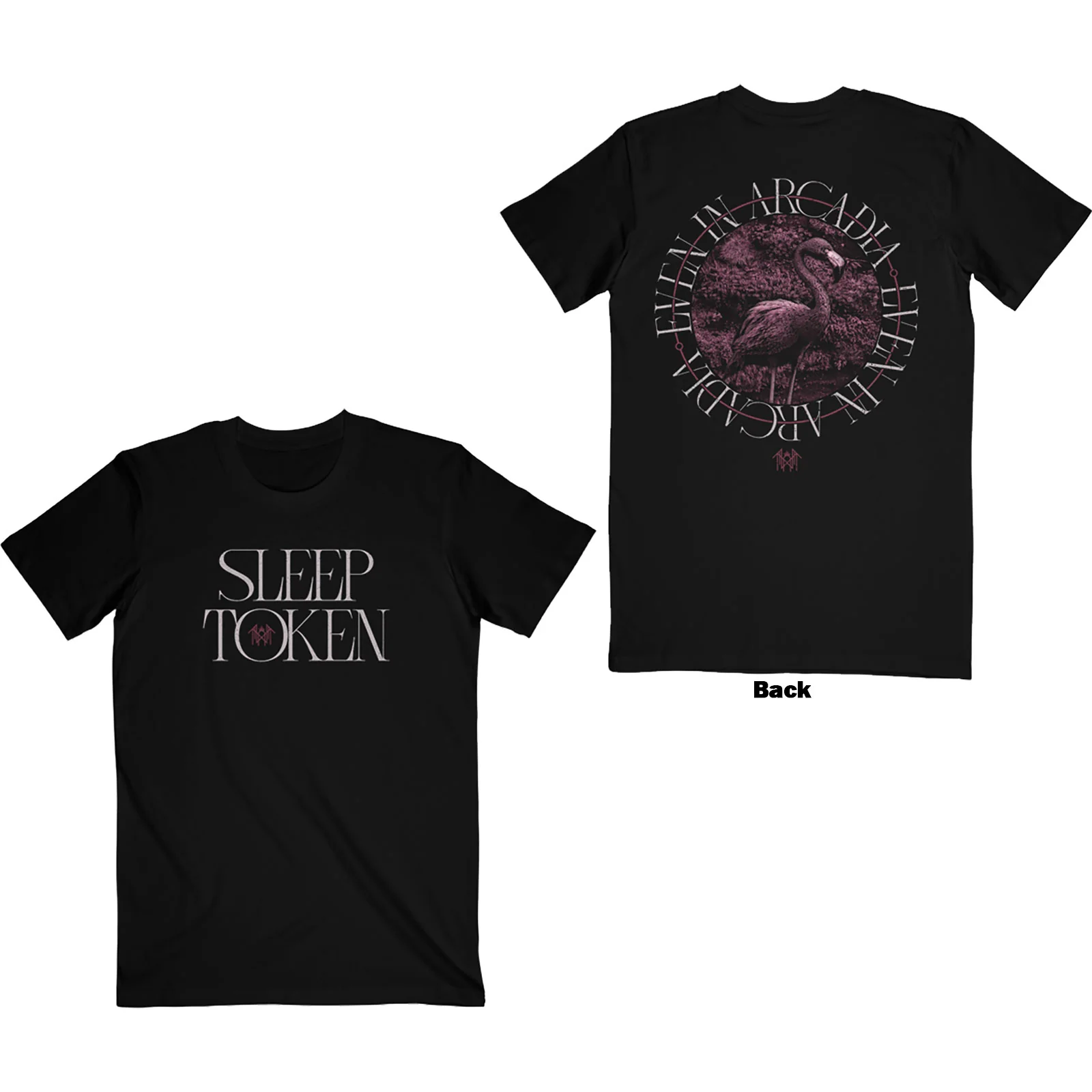 Sleep Token Unisex T-Shirt: Flamingo Circle