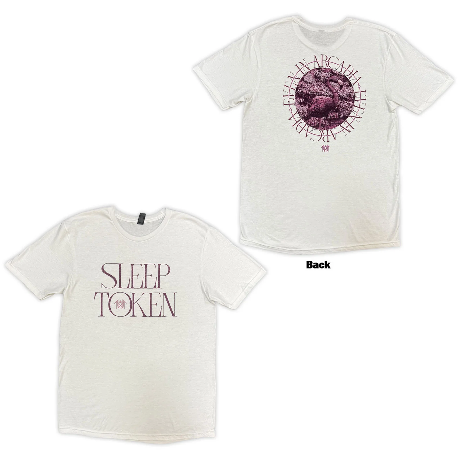 Sleep Token Unisex T-Shirt: Flamingo Circle - Image 2