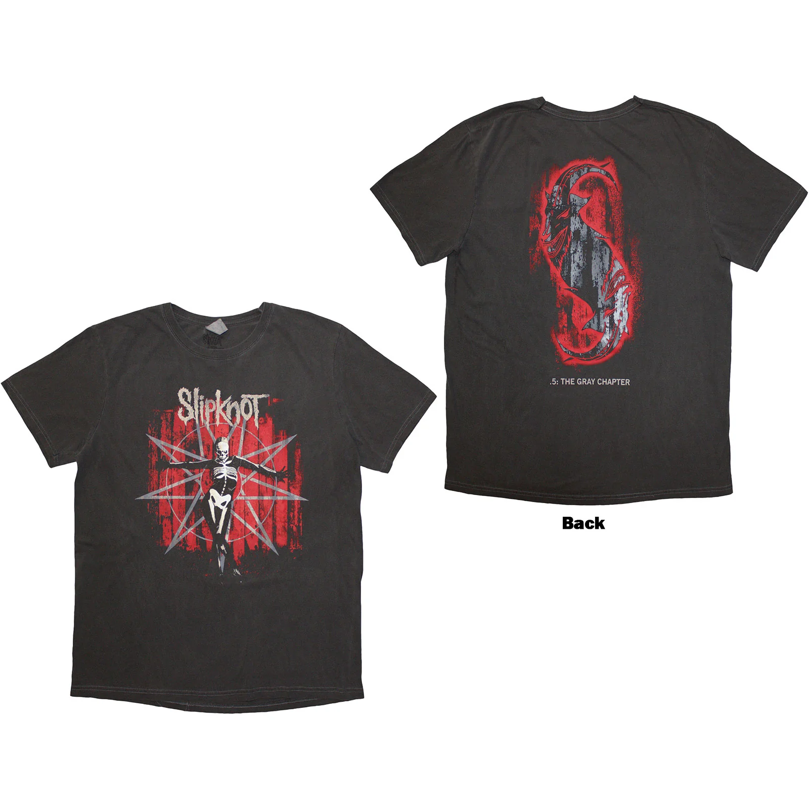 Slipknot Unisex T-Shirt: The Gray Chapter Star
