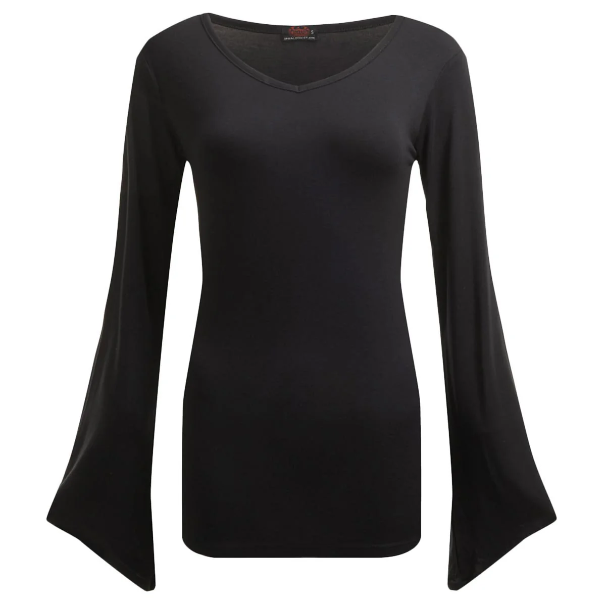 Spiral Ladies Gothic Sleeve T-Shirt: Plain