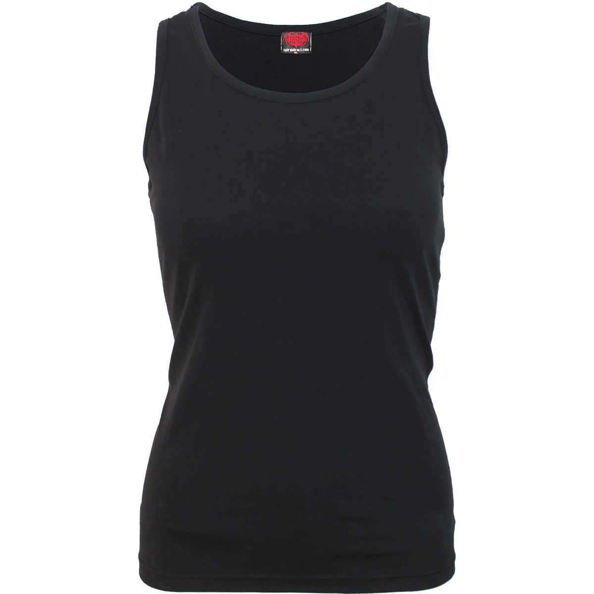 Spiral Ladies Razor Back Vest T-Shirt: Plain