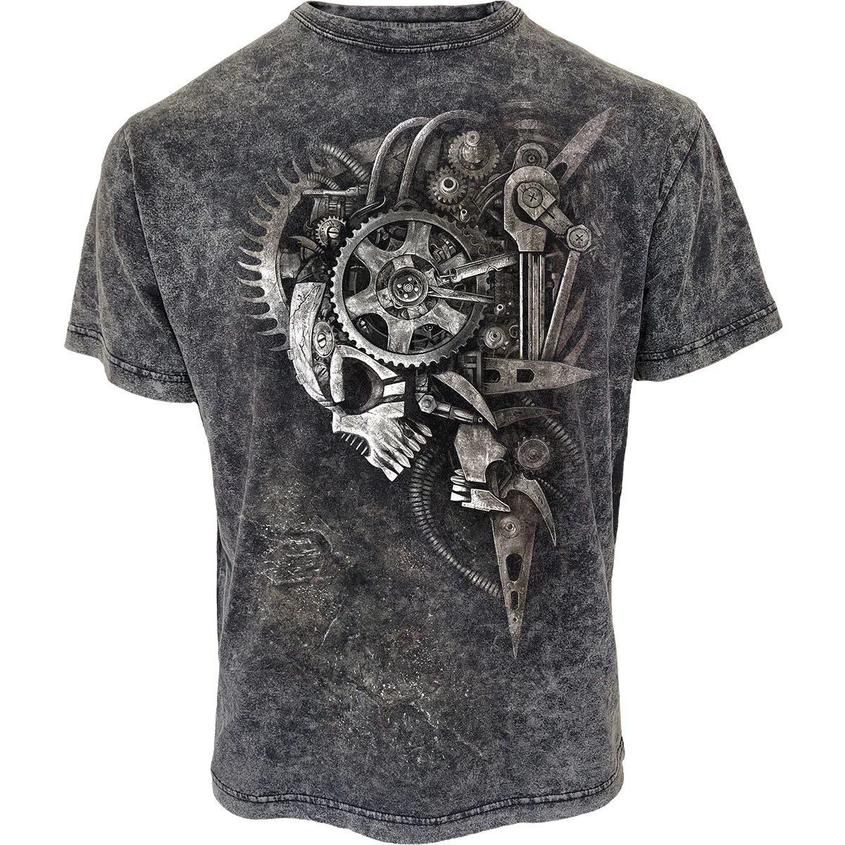 Spiral Unisex Acid Wash T-Shirt: Diesel Punk