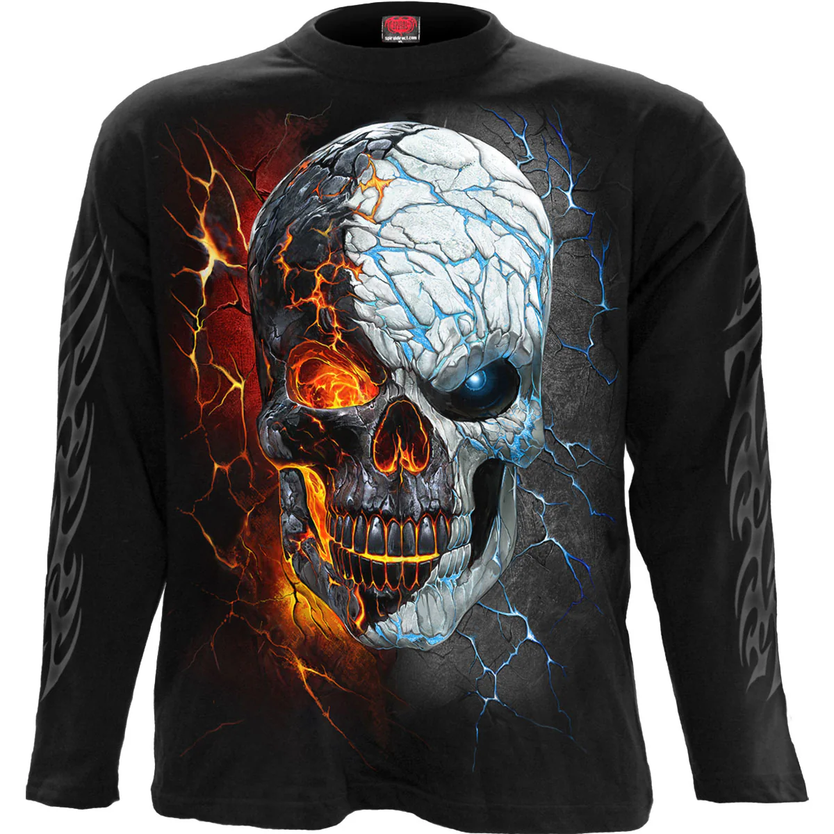 Spiral Unisex Long Sleeve T-Shirt: Divided Soul