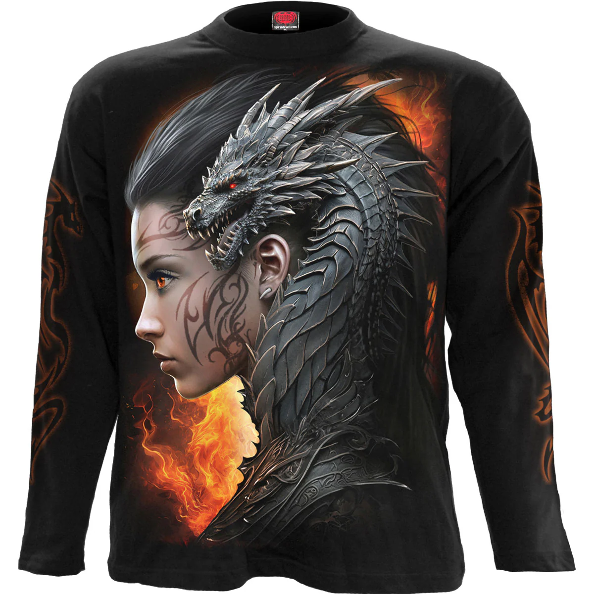 Spiral Unisex Long Sleeve T-Shirt: Draco Queen