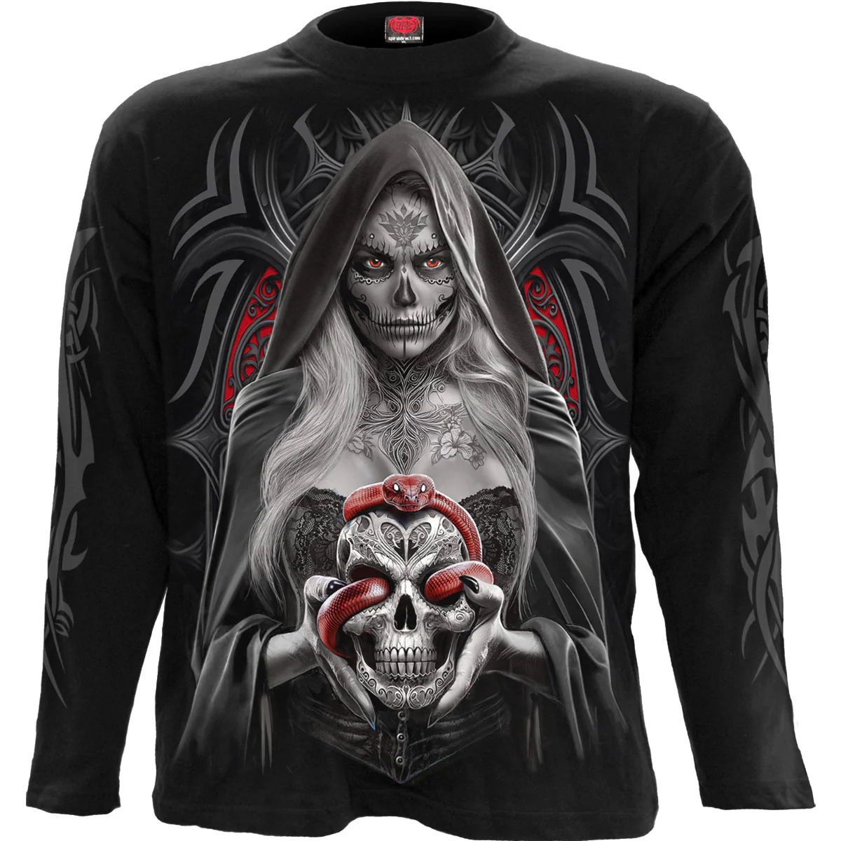 Spiral Unisex Long Sleeve T-Shirt: High Priestess