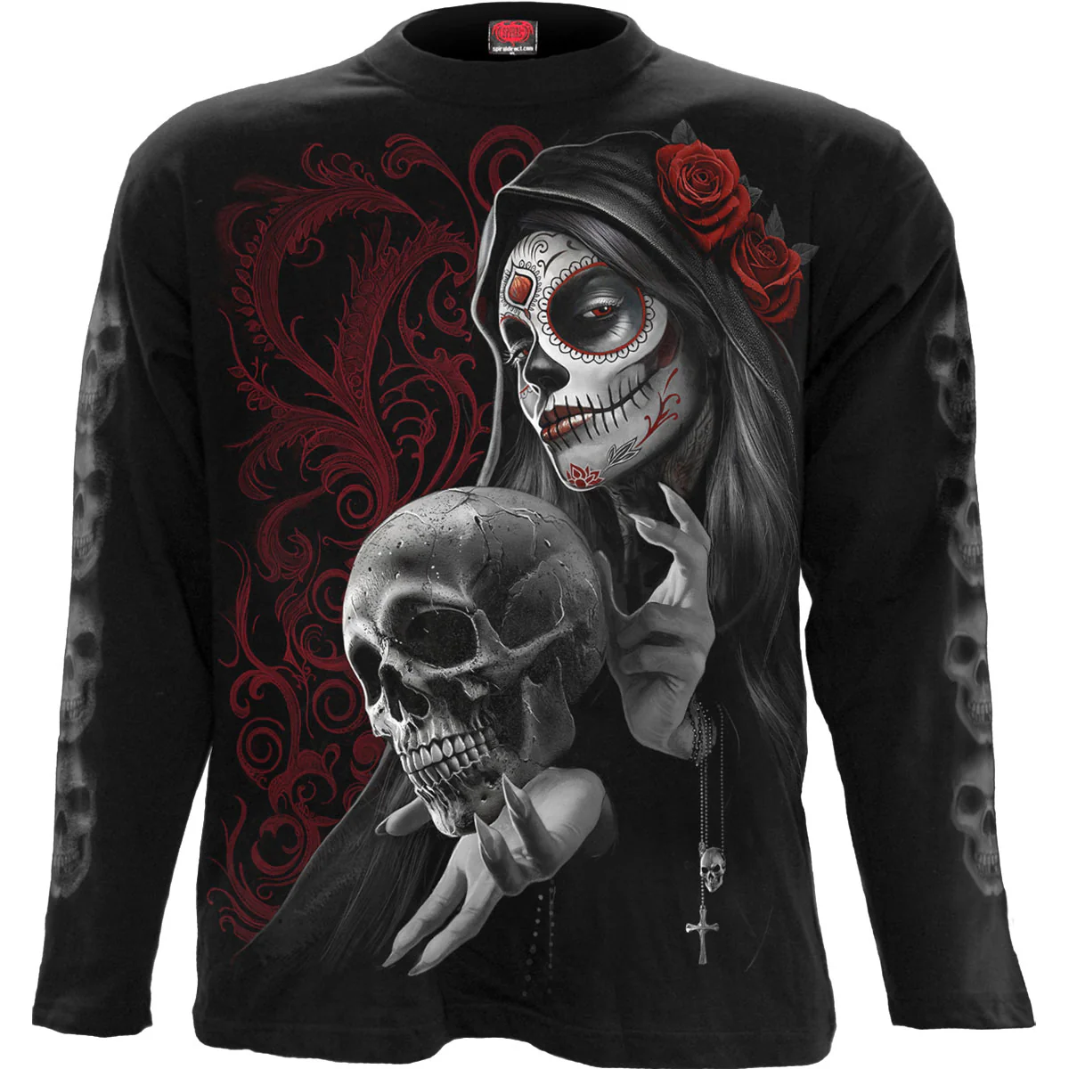 Spiral Unisex Long Sleeve T-Shirt: Love Is Dead