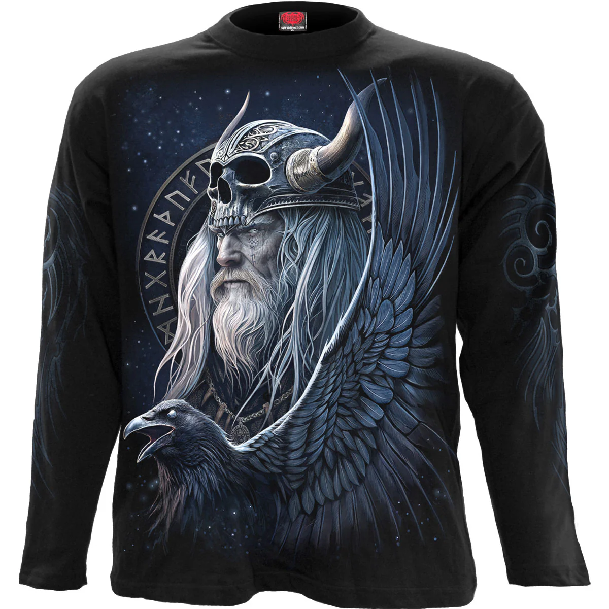 Spiral Unisex Long Sleeve T-Shirt: Odin's Warrior