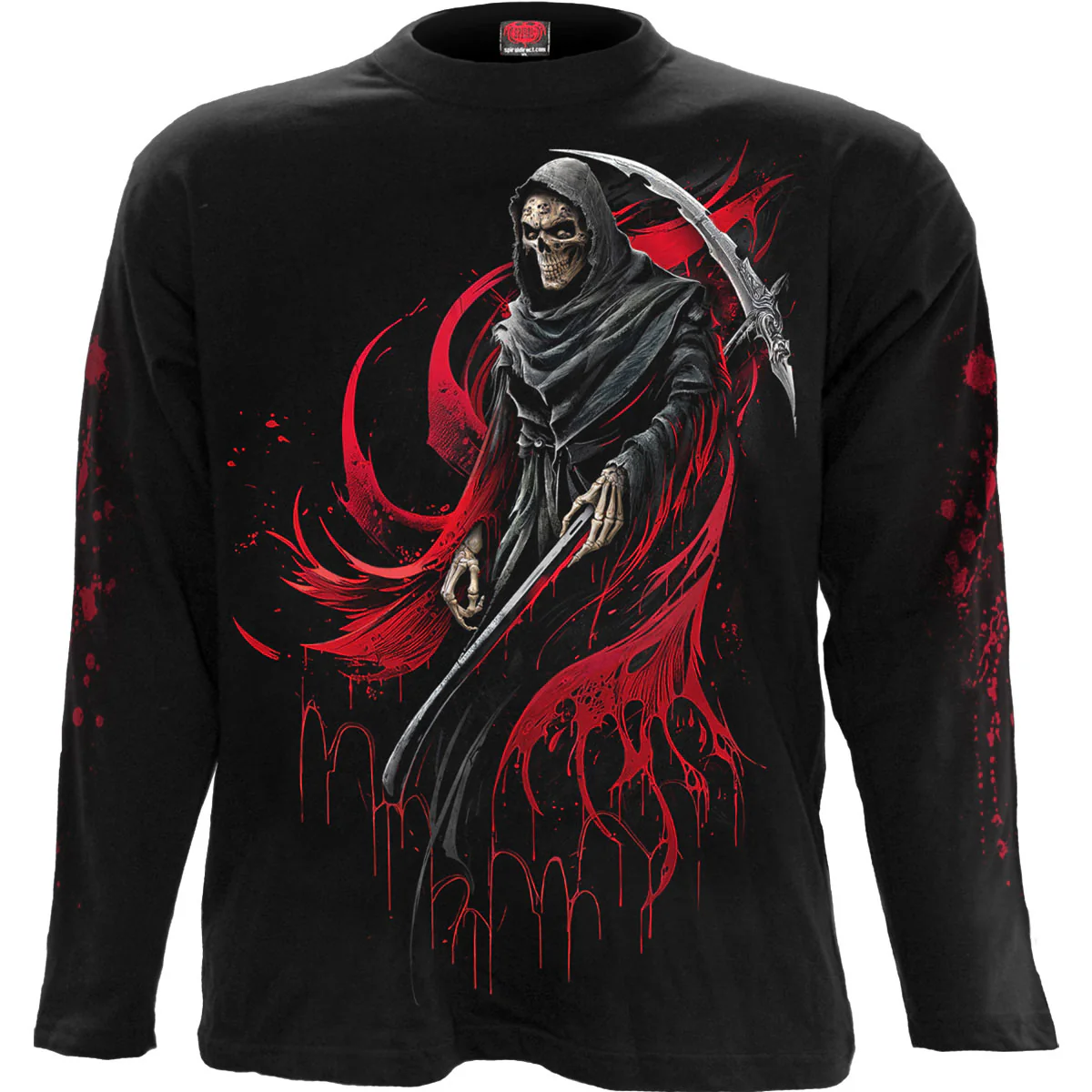 Spiral Unisex Long Sleeve T-Shirt: Screaming Death