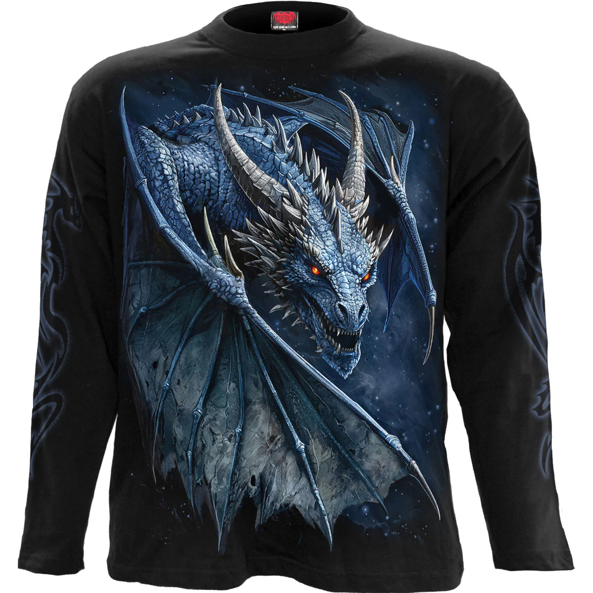 Spiral Unisex Long Sleeve T-Shirt: Storm Dragon