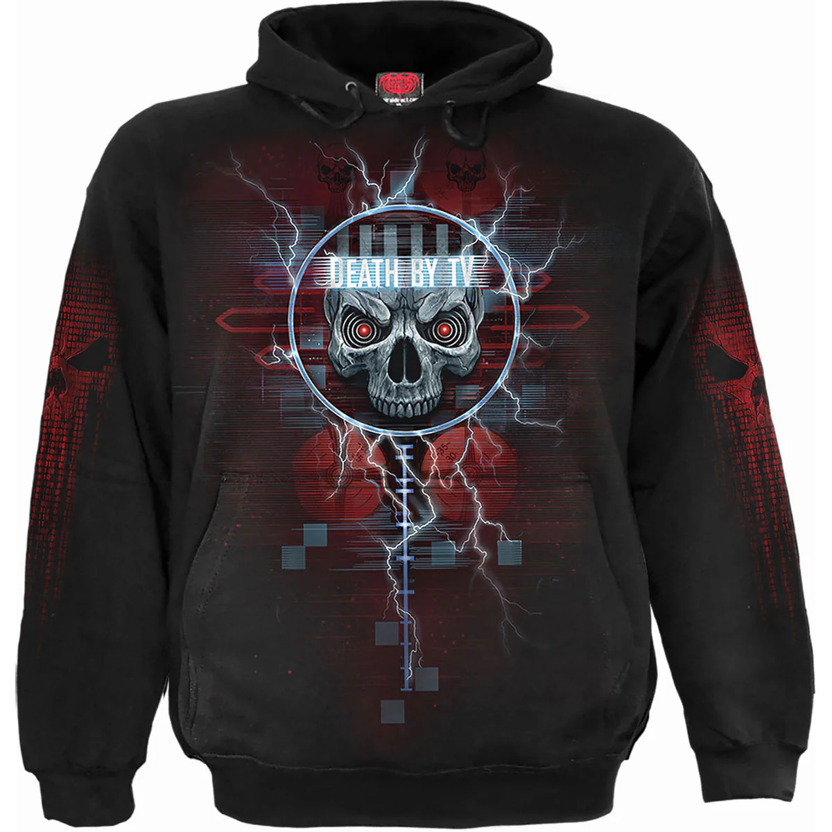 Spiral Unisex Pullover Hoodie: Death By Tv