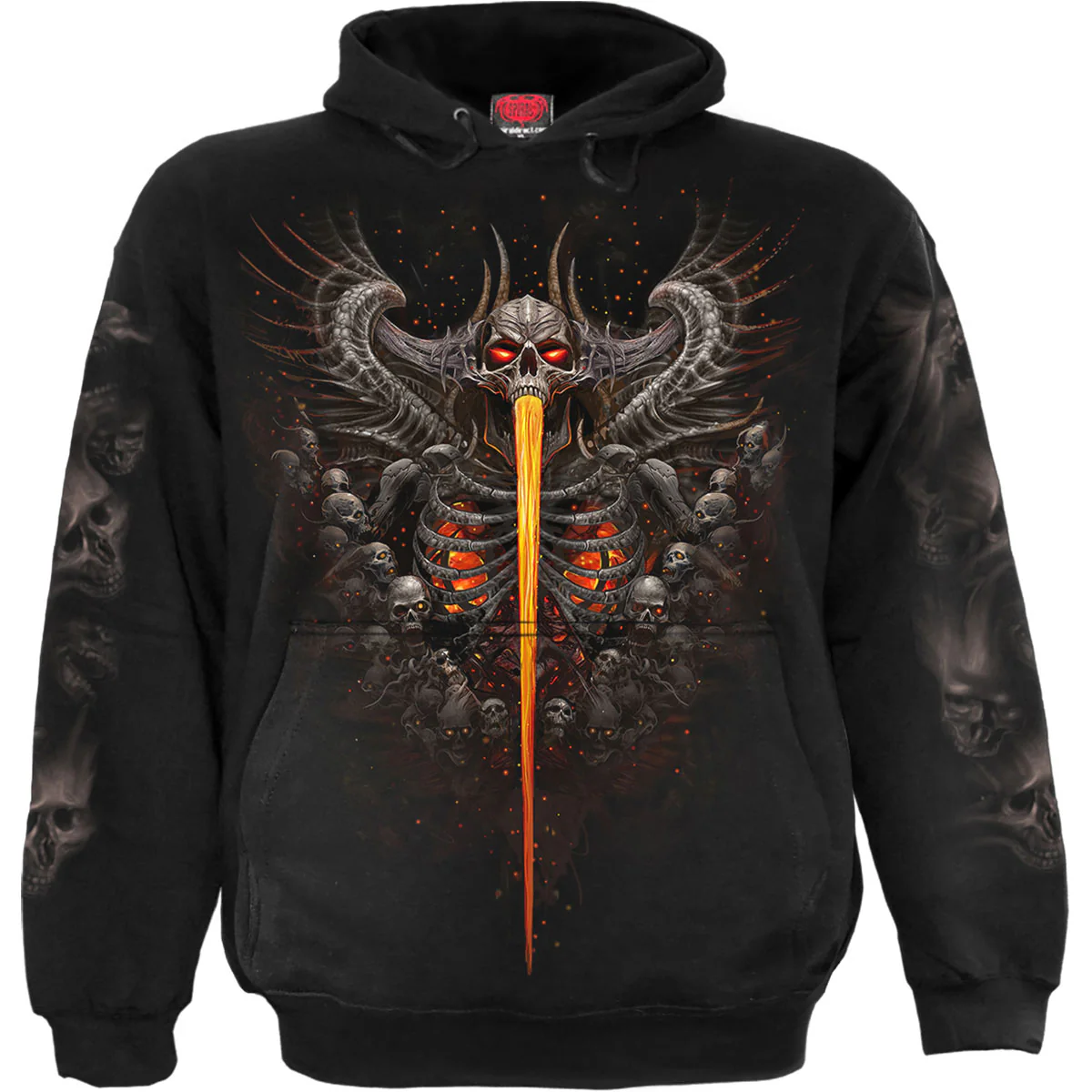 Spiral Unisex Pullover Hoodie: Gates Of Hell