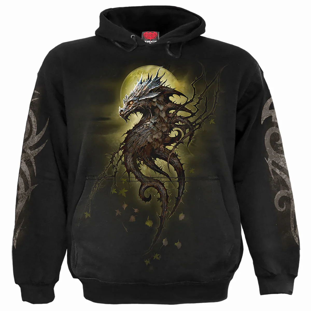 Spiral Unisex Pullover Hoodie: Oak Dragon