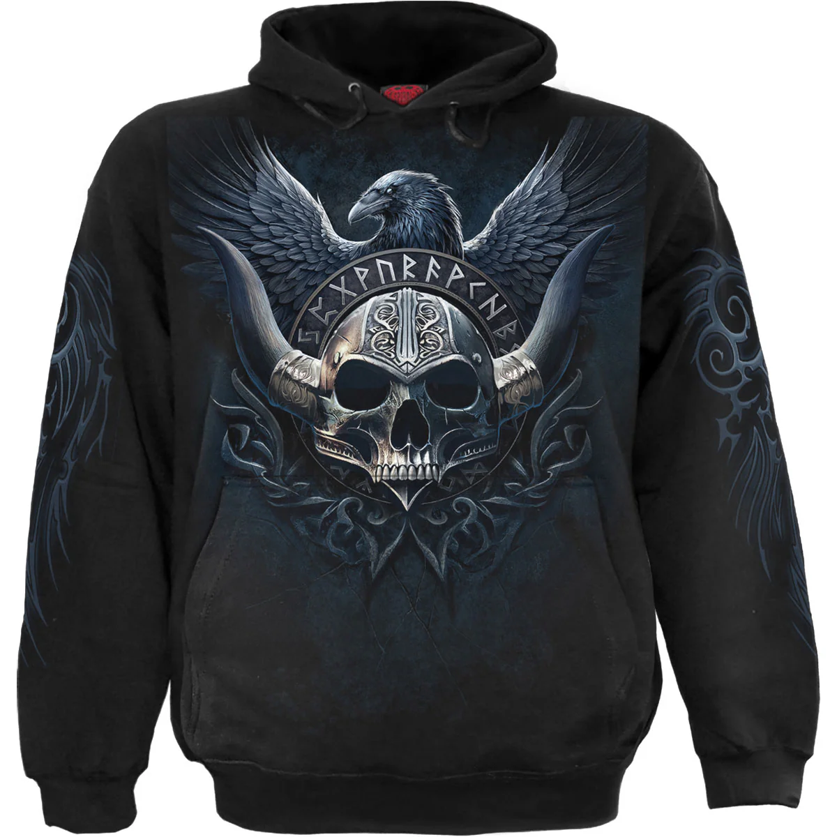 Spiral Unisex Pullover Hoodie: Odin's Warrior