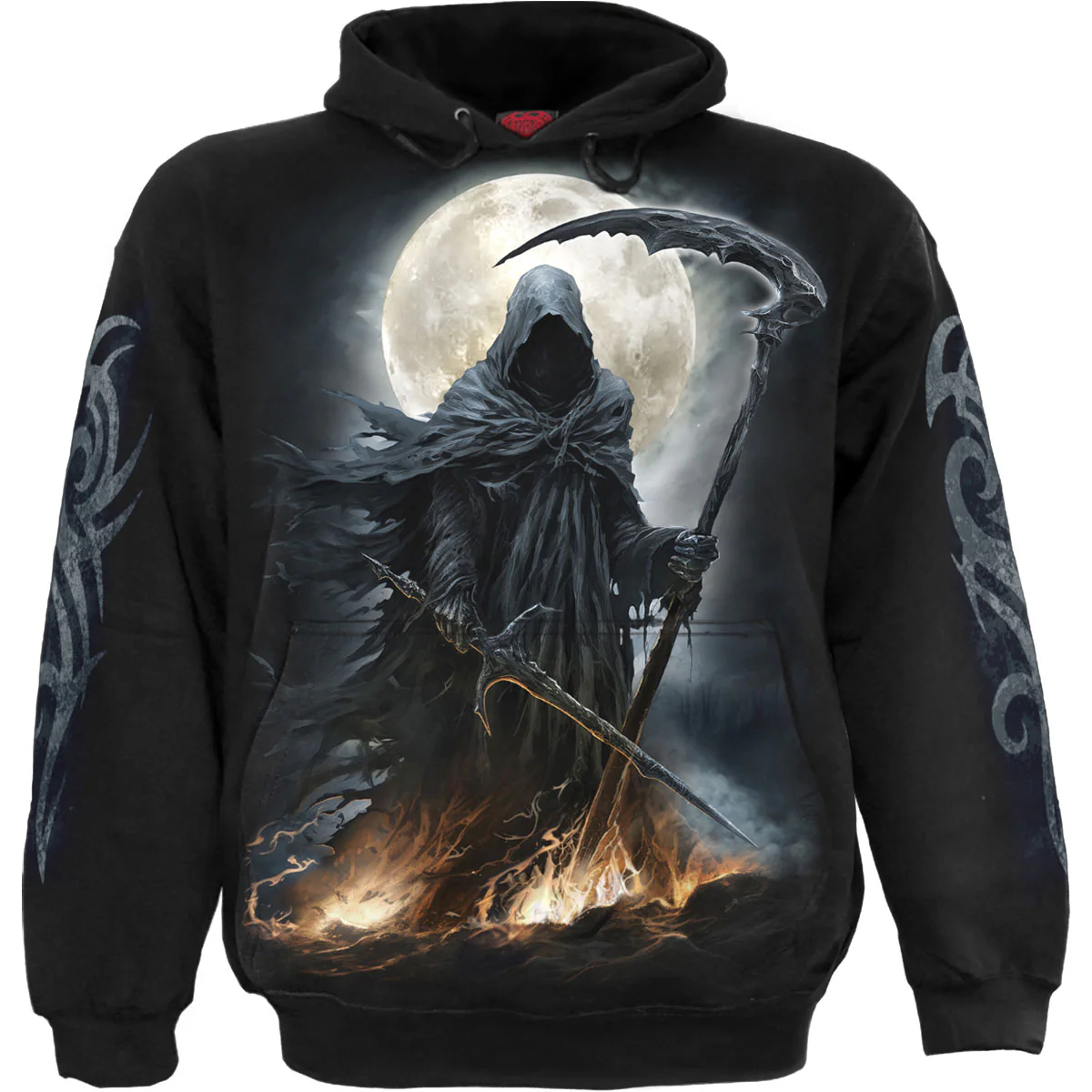 Spiral Unisex Pullover Hoodie: Shadow Rider