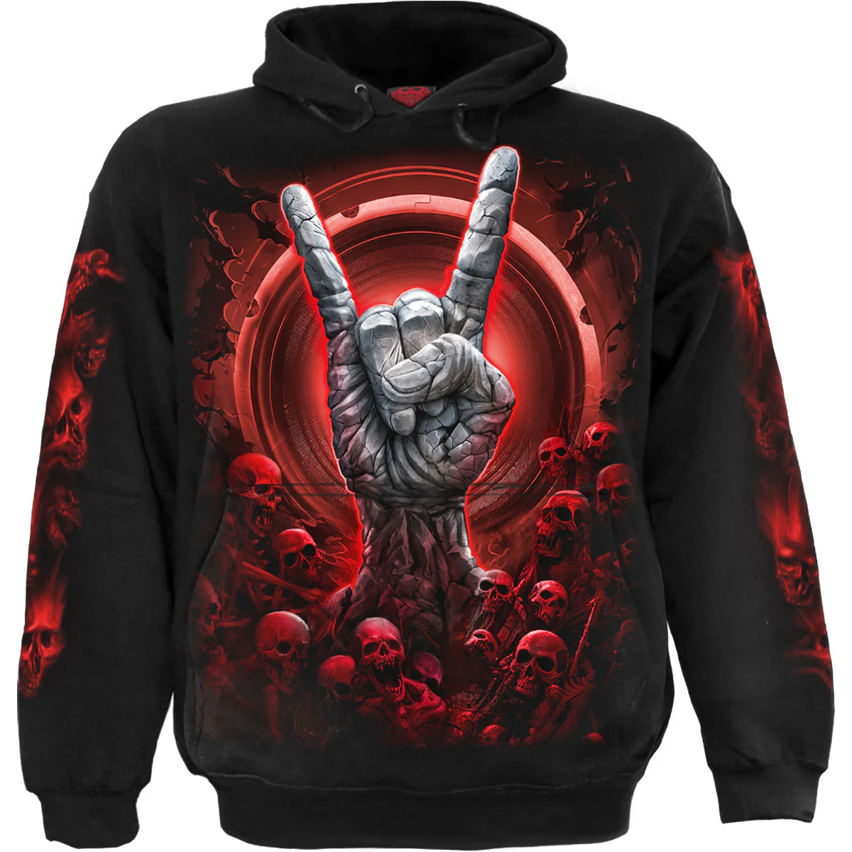 Spiral Unisex Pullover Hoodie: Tomb Of Rock