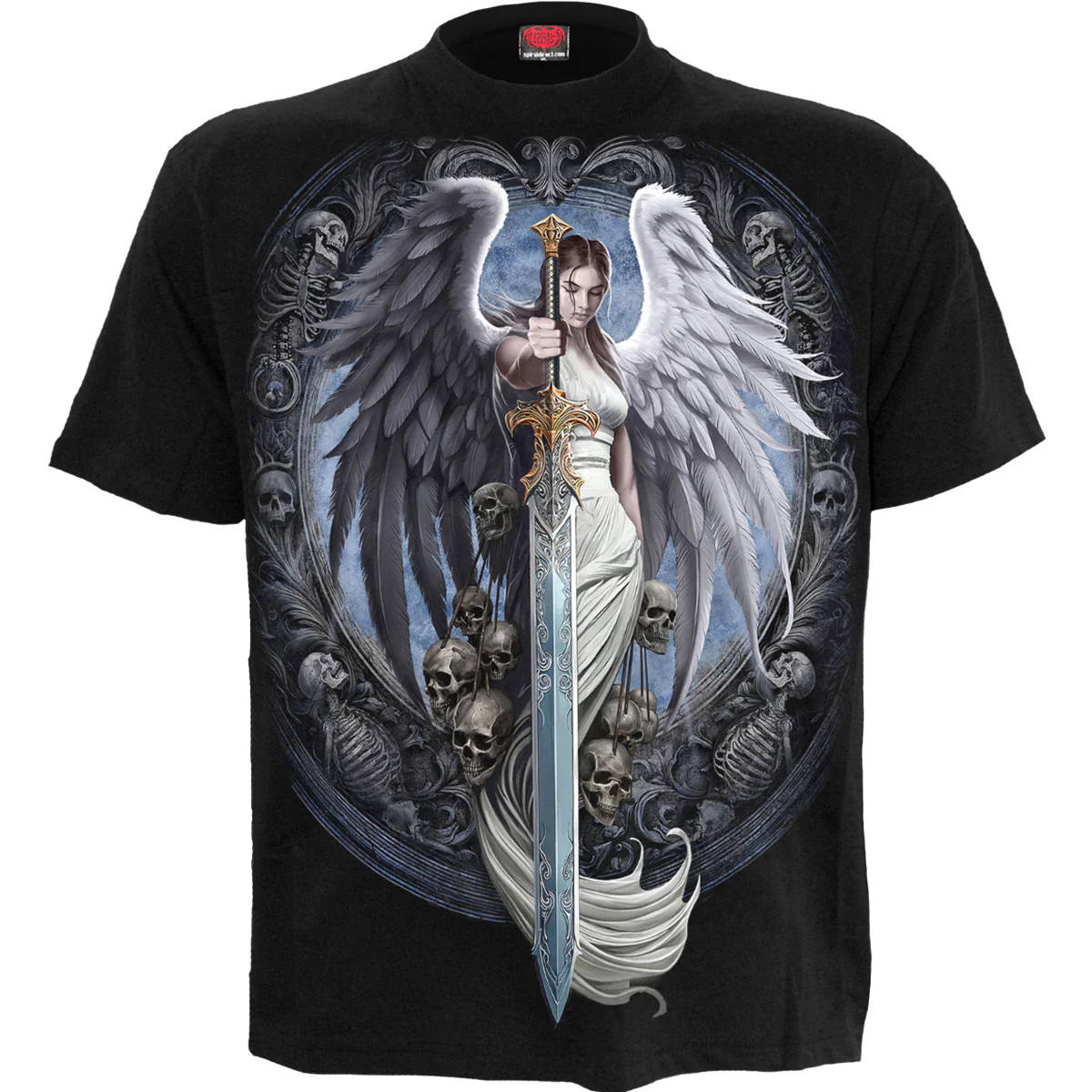 Spiral Unisex T-Shirt: Angel Sword - Image 3