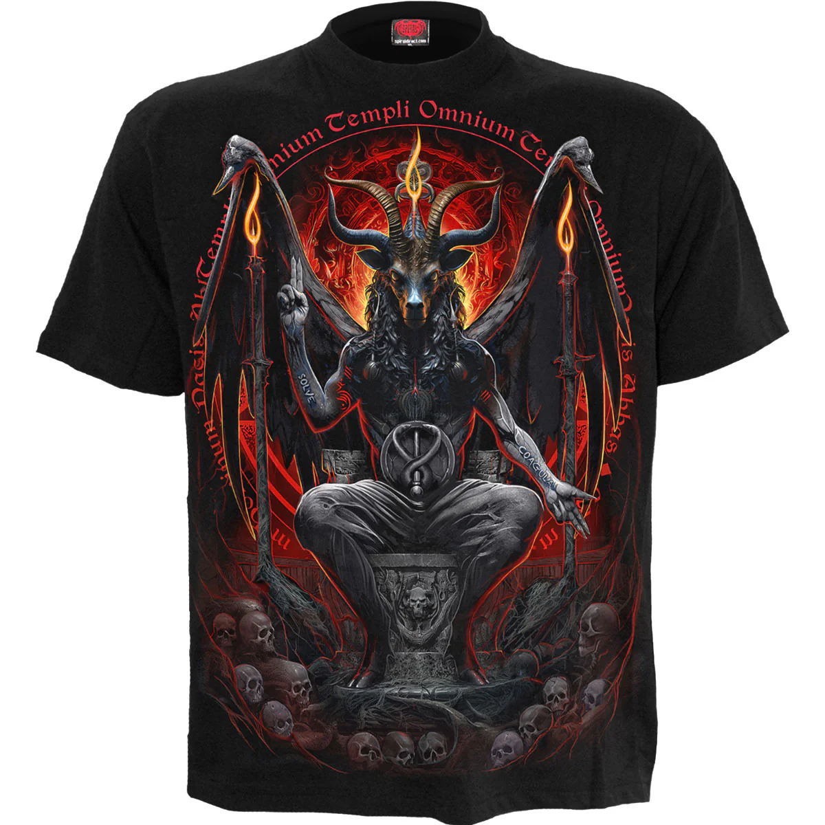Spiral Unisex T-Shirt: Baphomet