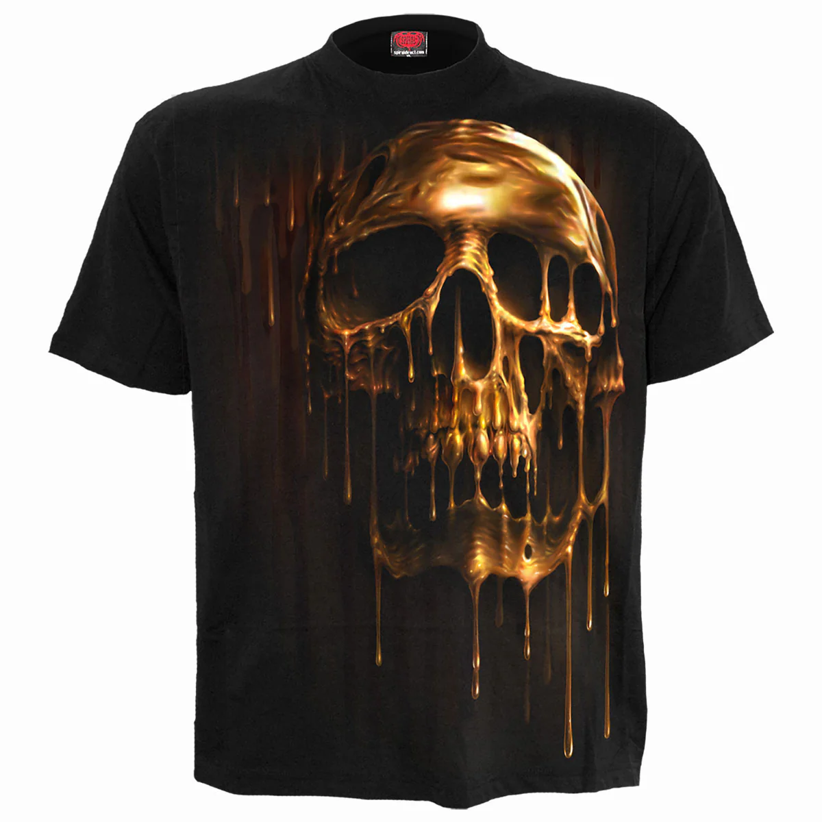 Spiral Unisex T-Shirt: Dripping Gold