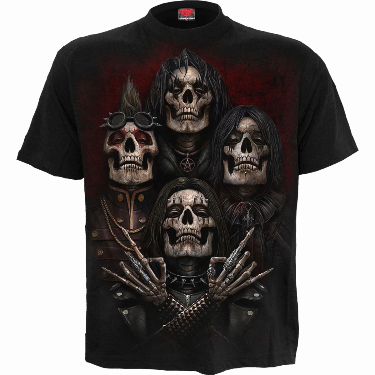 Spiral Unisex T-Shirt: Faces Of Goth