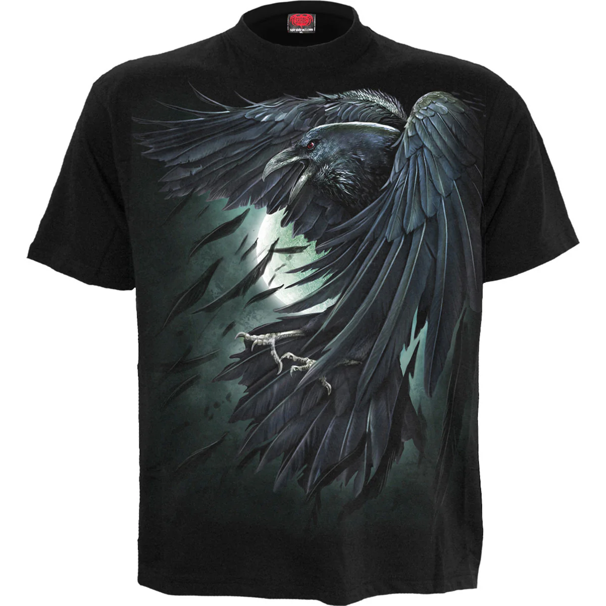 Spiral Unisex T-Shirt: Shadow Raven