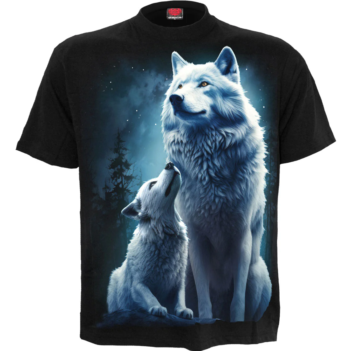 Spiral Unisex T-Shirt: Wolf Guardian - Image 3