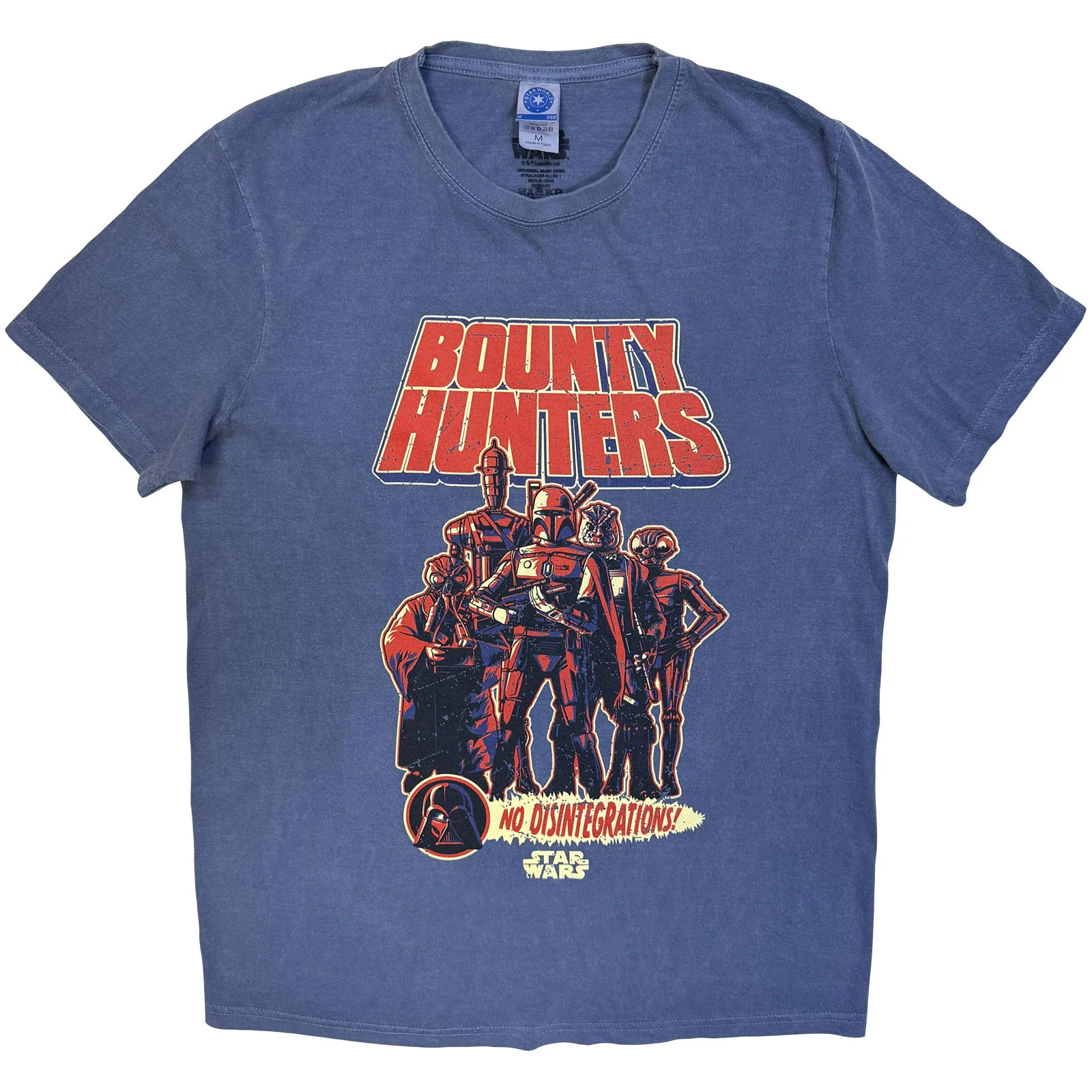 Star Wars Unisex Stone Wash T-Shirt: Bounty Hunters