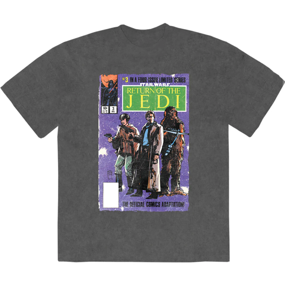 Star Wars Unisex Stone Wash T-Shirt: Return Of The Jedi Comic