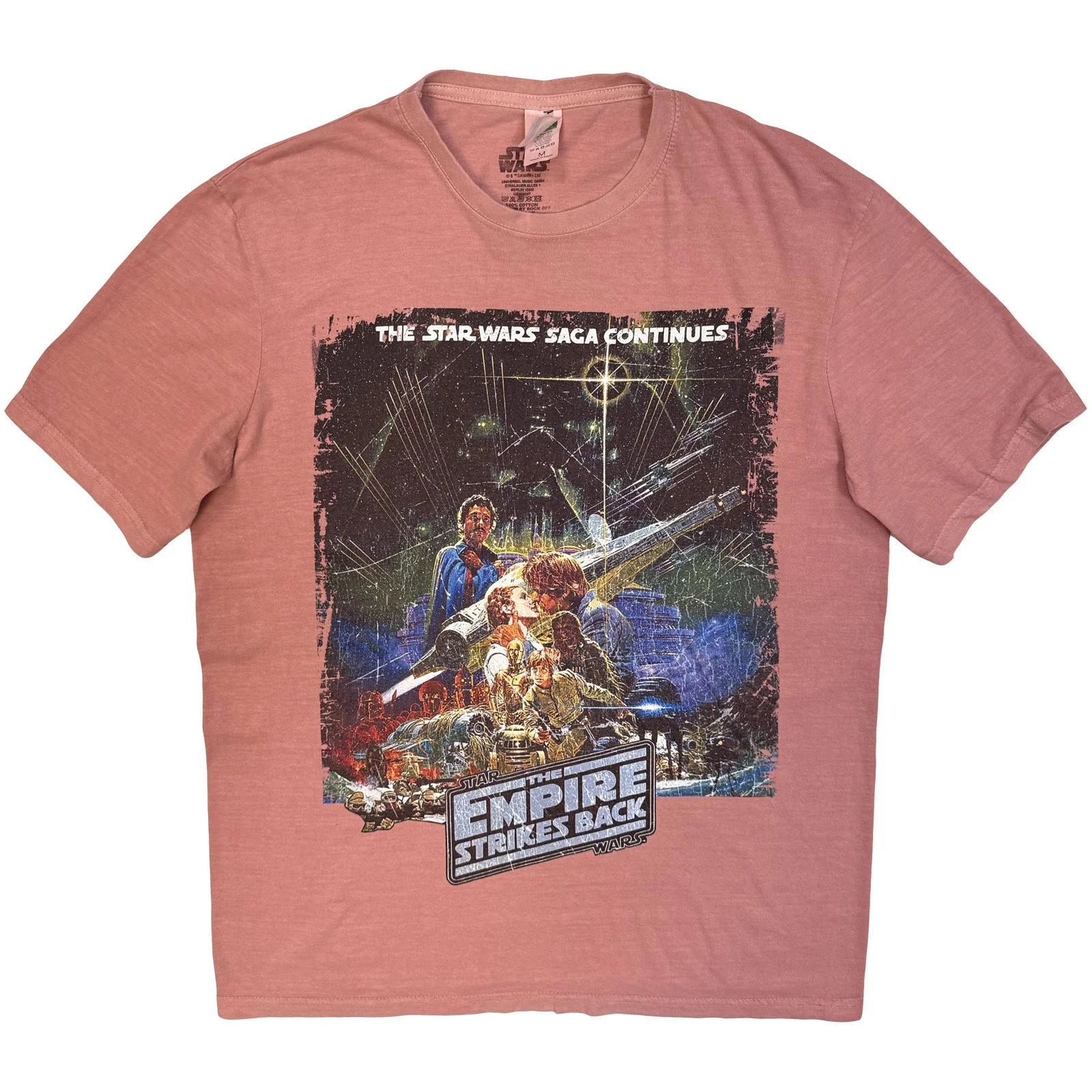 Star Wars Unisex Stone Wash T-Shirt: TESB Kiss - Image 2