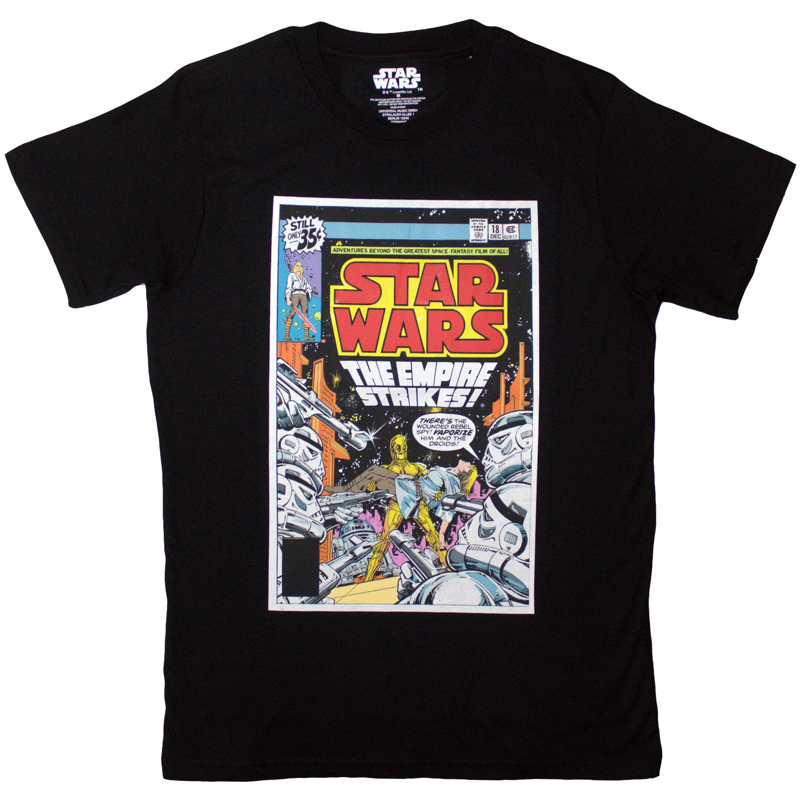 Star Wars Unisex T-Shirt: The Empire Strikes Comic Cover
