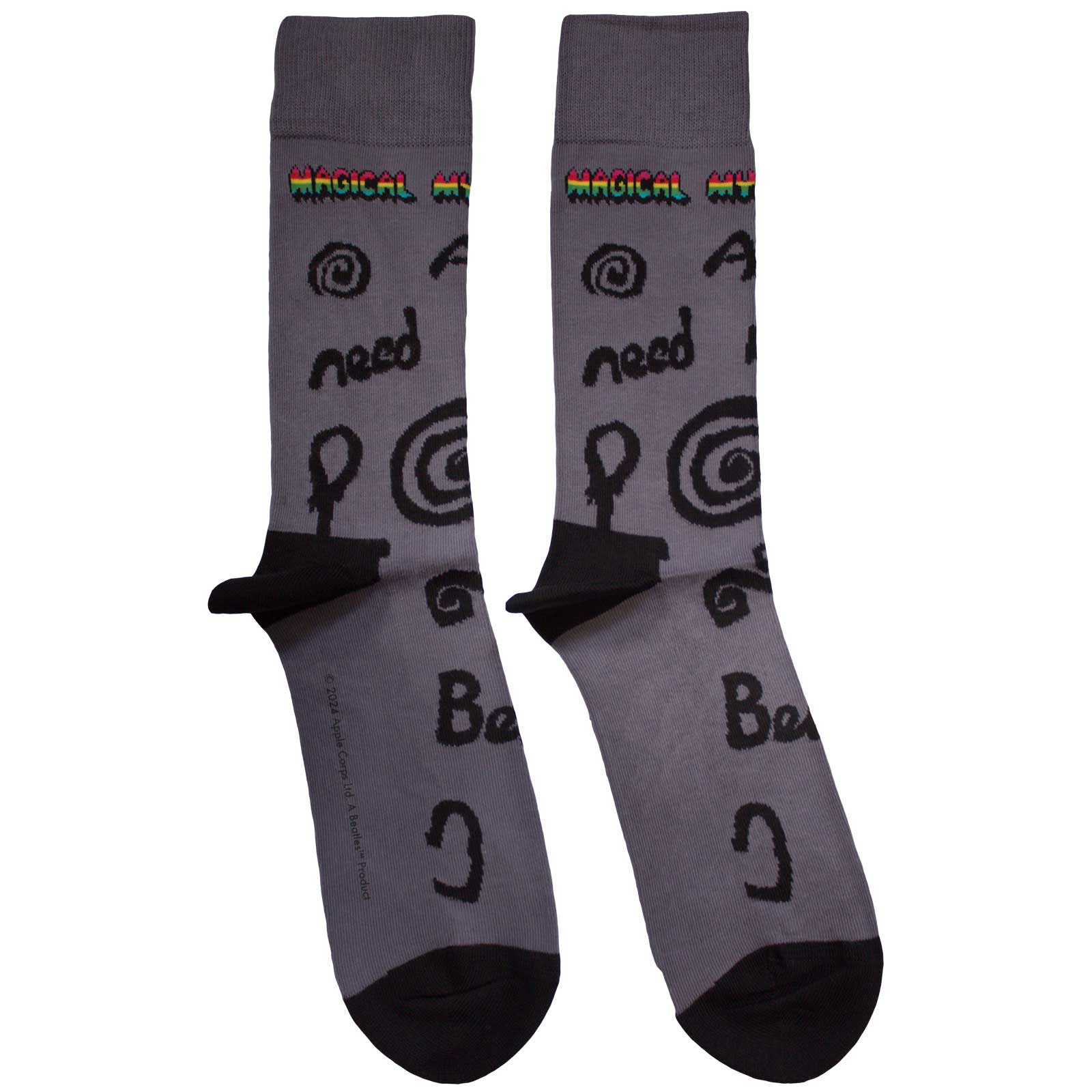 The Beatles Unisex Ankle Socks: Magical Mystery Tour All You Need Is Love