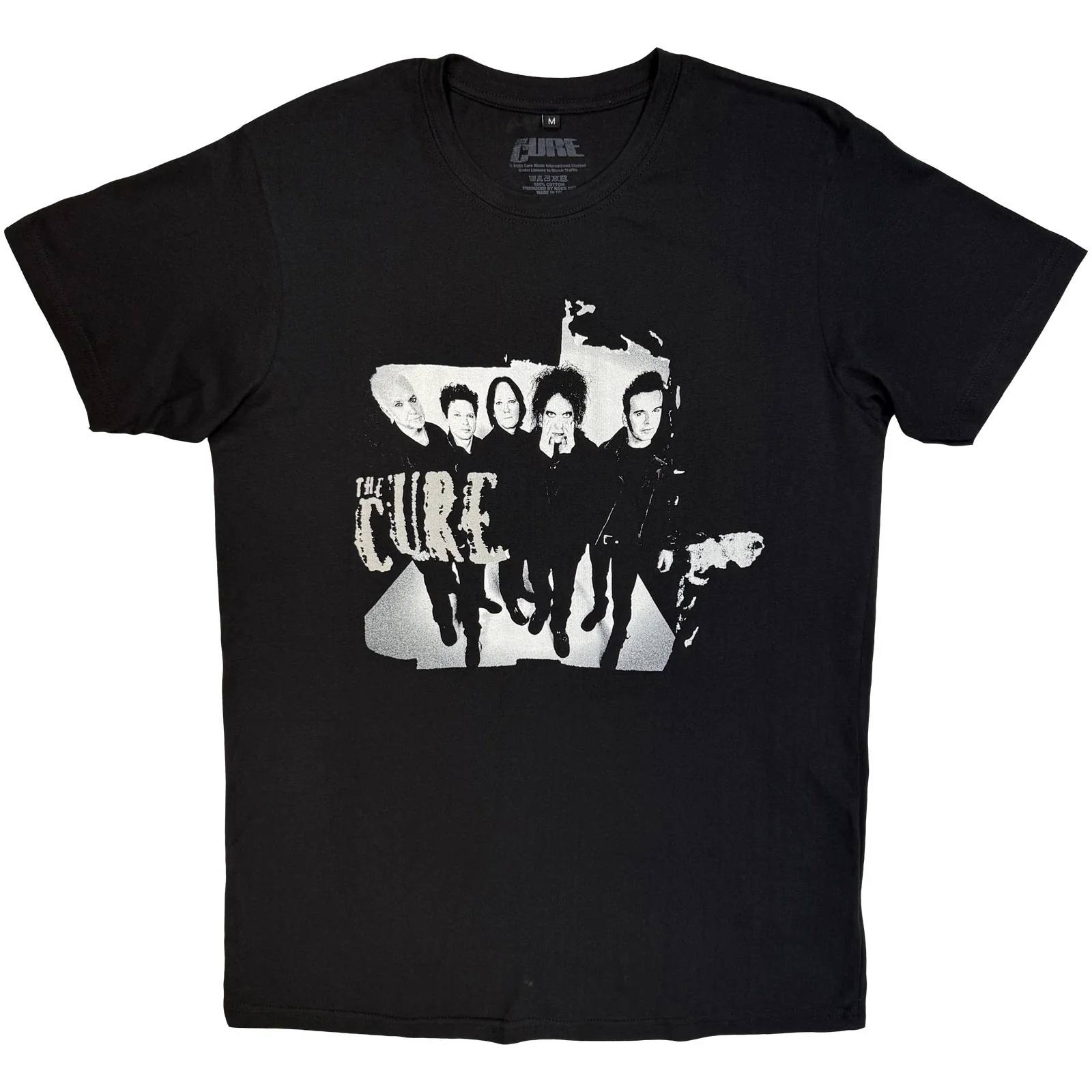 The Cure Unisex Premium Carbon T-Shirt: 40 Years Band Photo