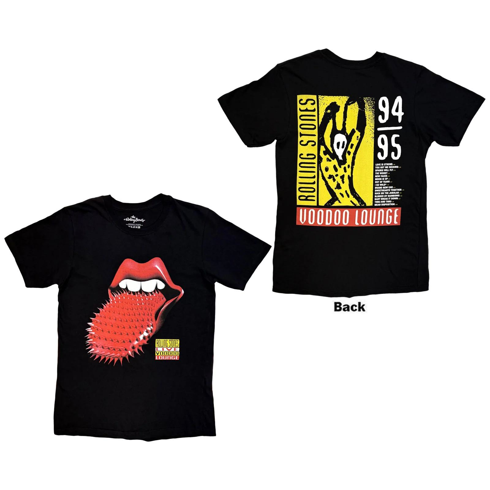 The Rolling Stones Unisex T-Shirt: Live Voodoo Lounge Tongue