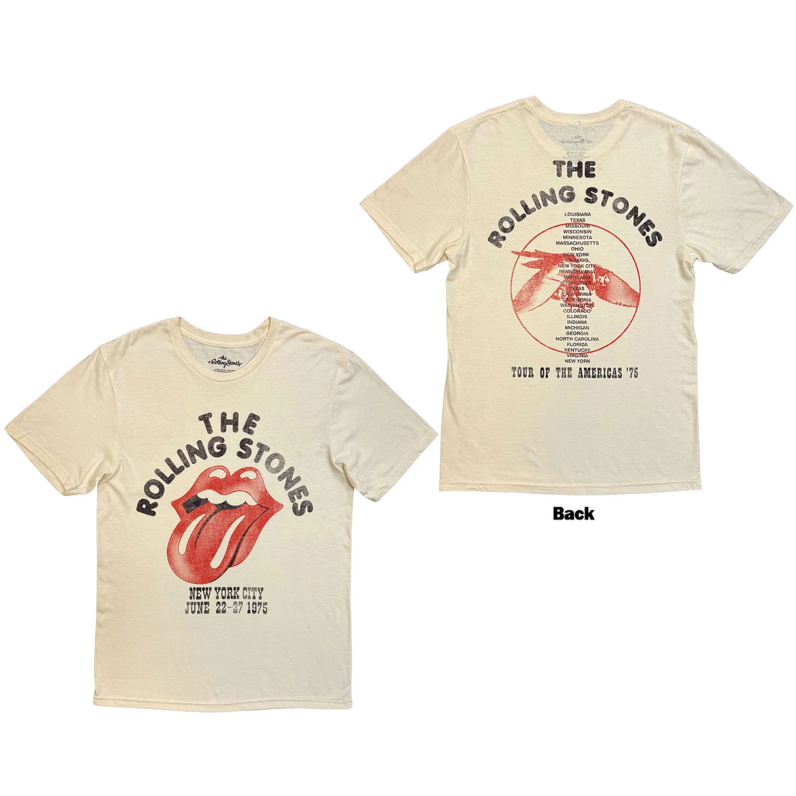 The Rolling Stones Unisex T-Shirt: New York City