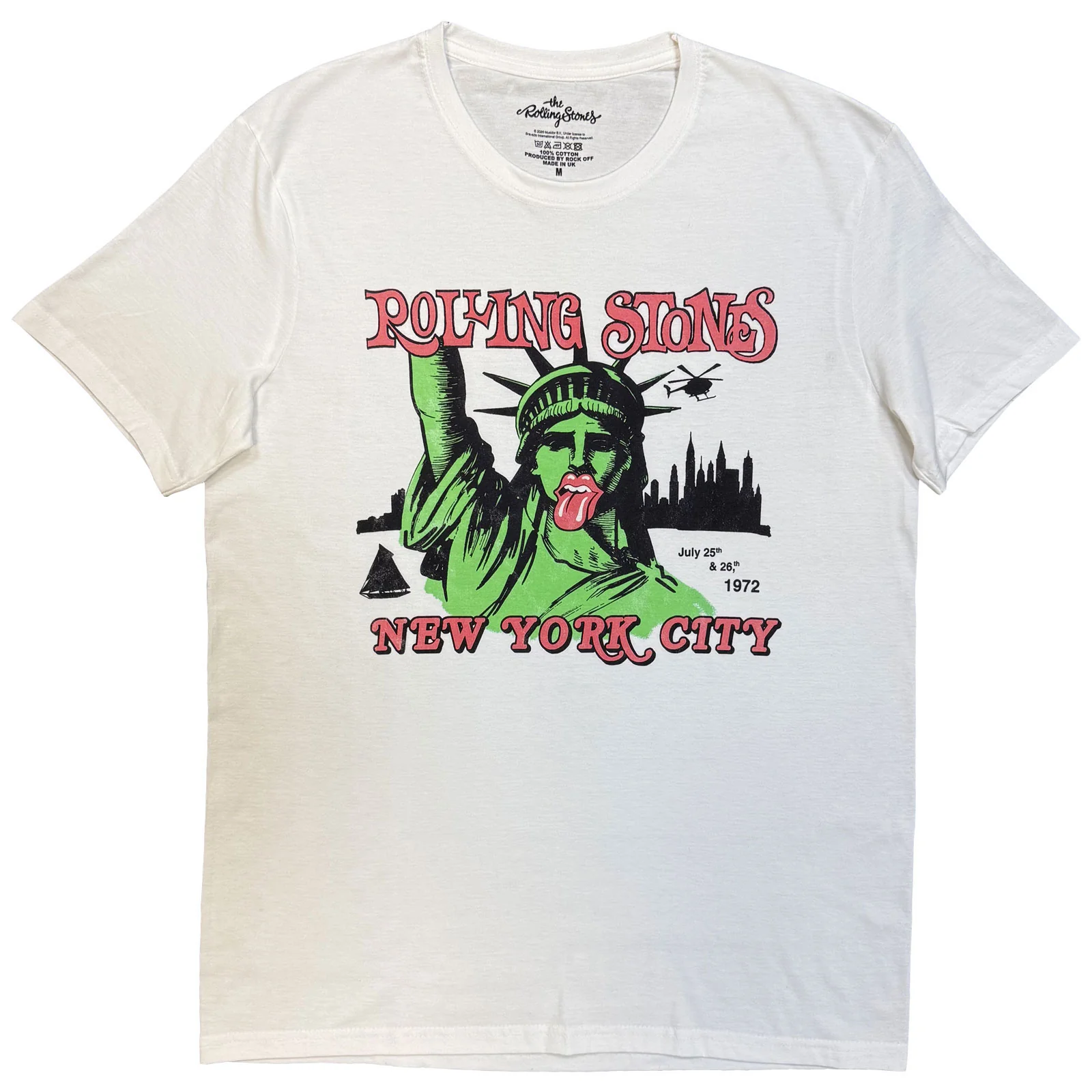 The Rolling Stones Unisex T-Shirt: New York City 1972
