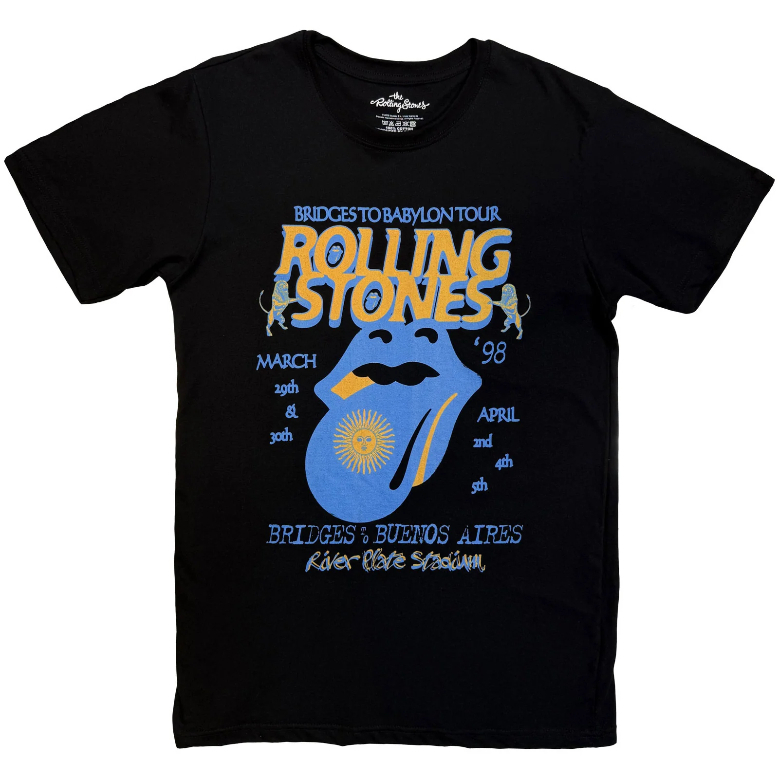 The Rolling Stones Unisex T-Shirt: River Plate Stadium