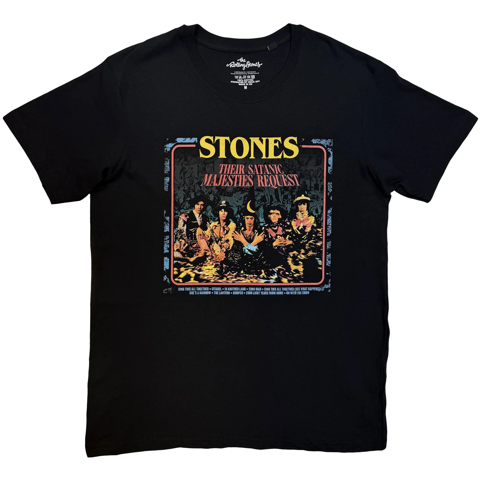 The Rolling Stones Unisex T-Shirt: Satanic Majesties
