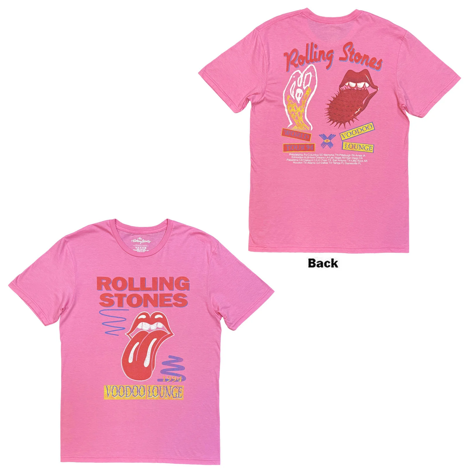 The Rolling Stones Unisex T-Shirt: Voodoo Lounge 1999