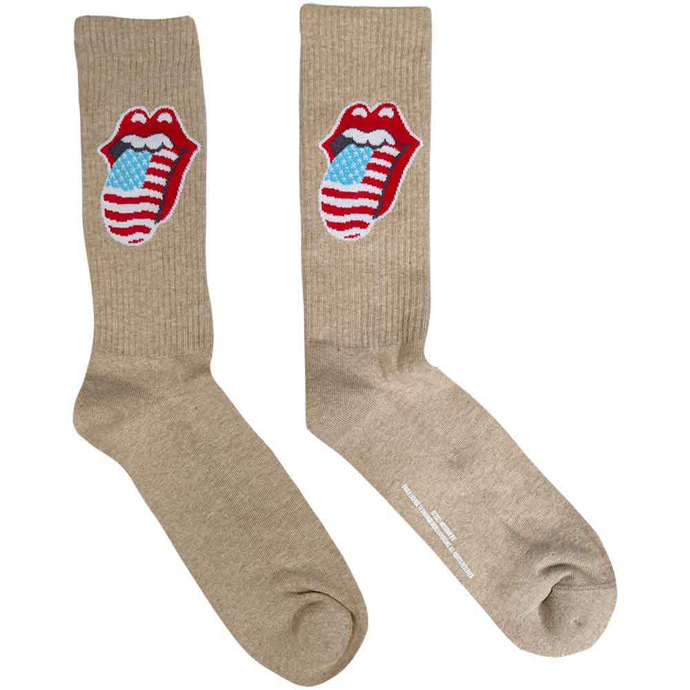 The Rolling Stones Unisex Terry Socks: US Tongue
