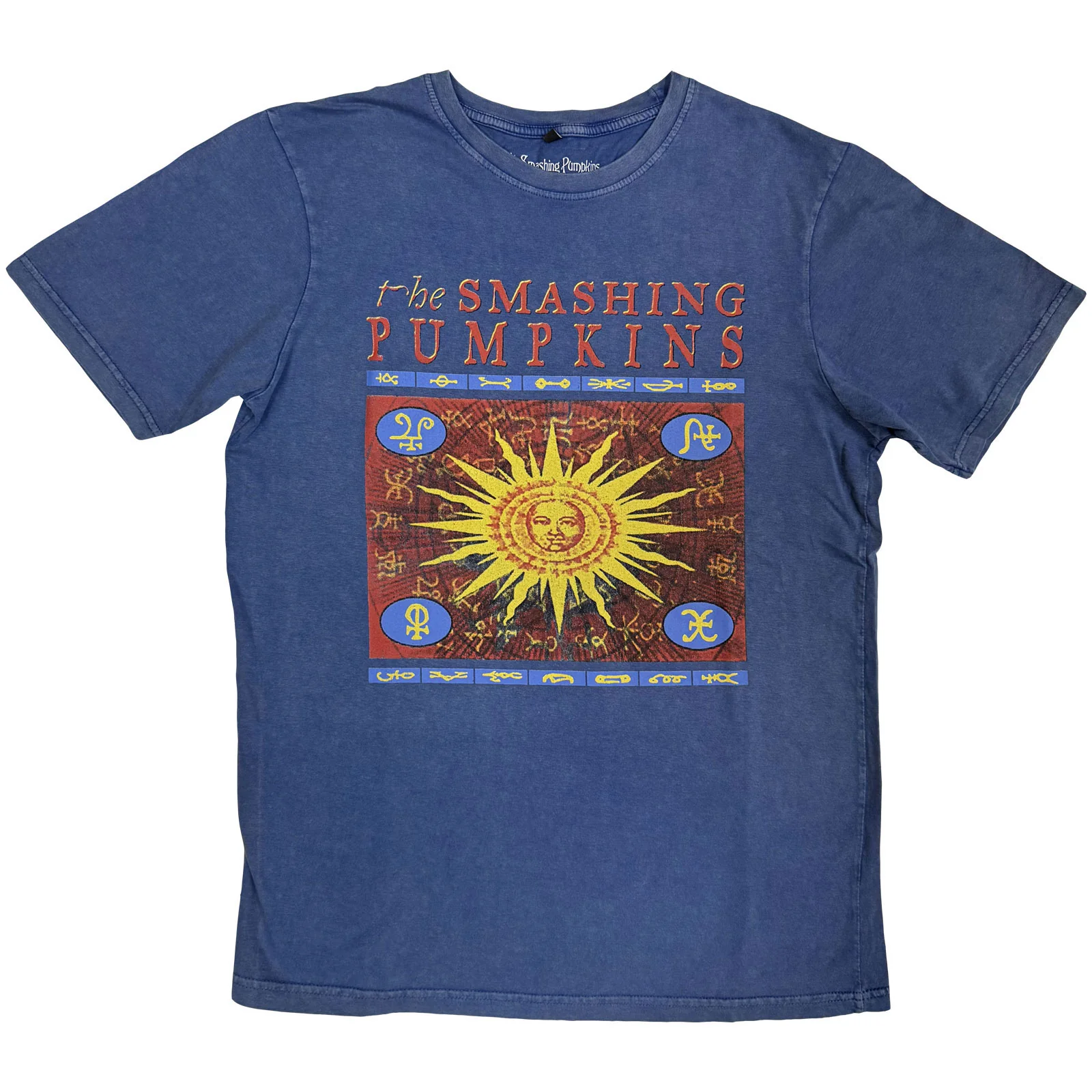 The Smashing Pumpkins Unisex Stone Wash T-Shirt: Sun Box